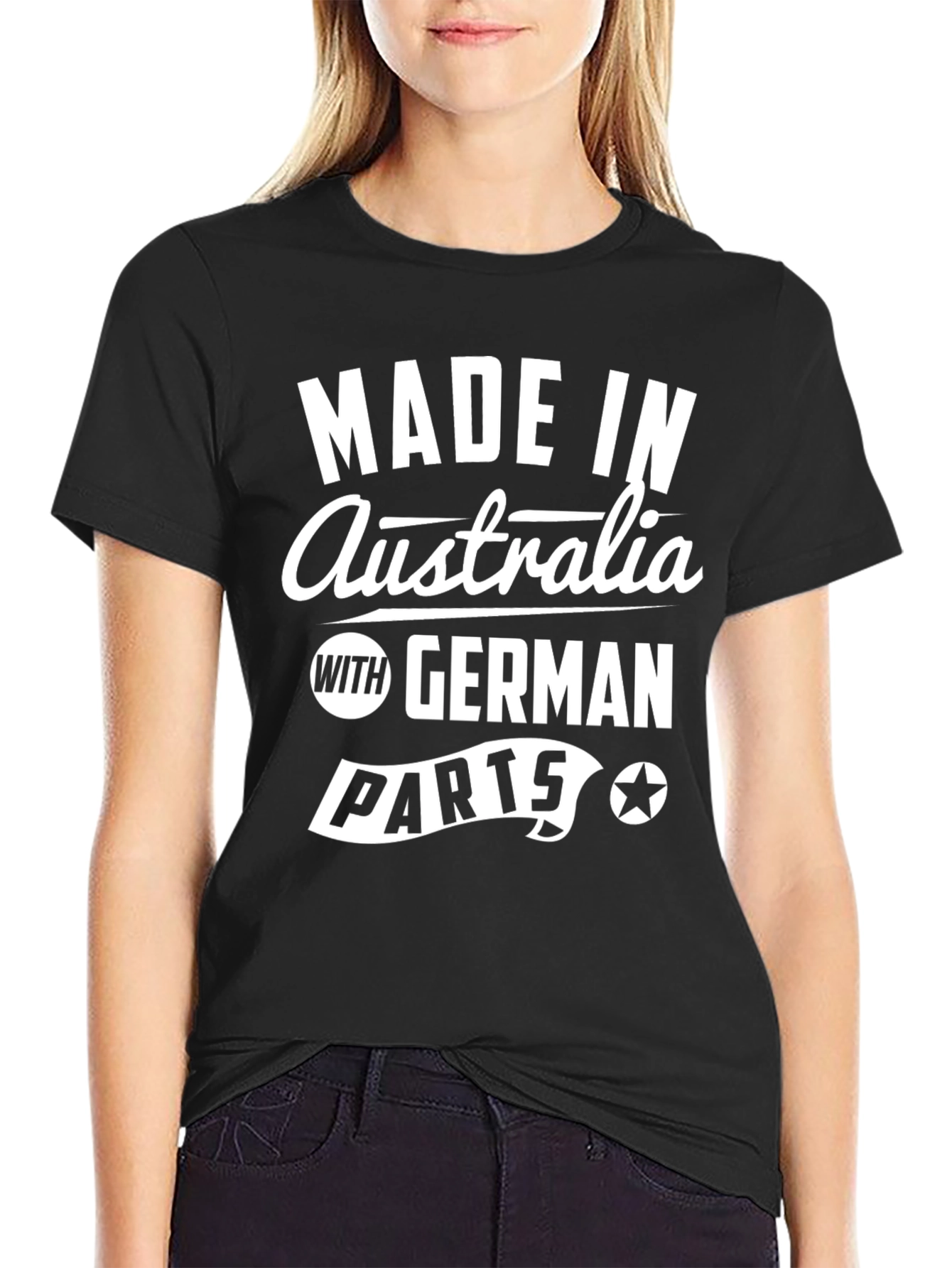 Made In Australia with German Parts Funny T-Shirt