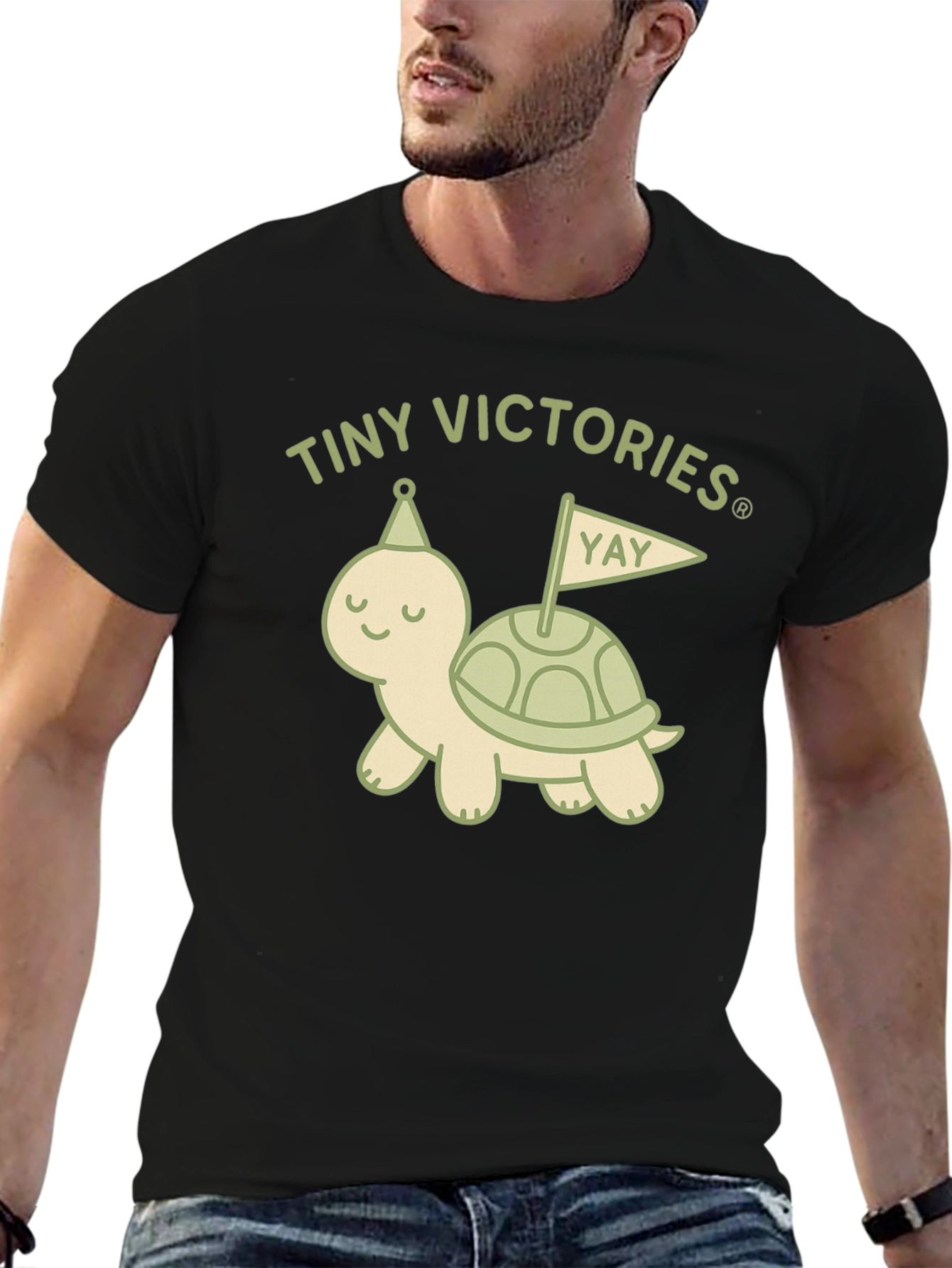 Tiny Victories Turtle Graphic T-Shirt