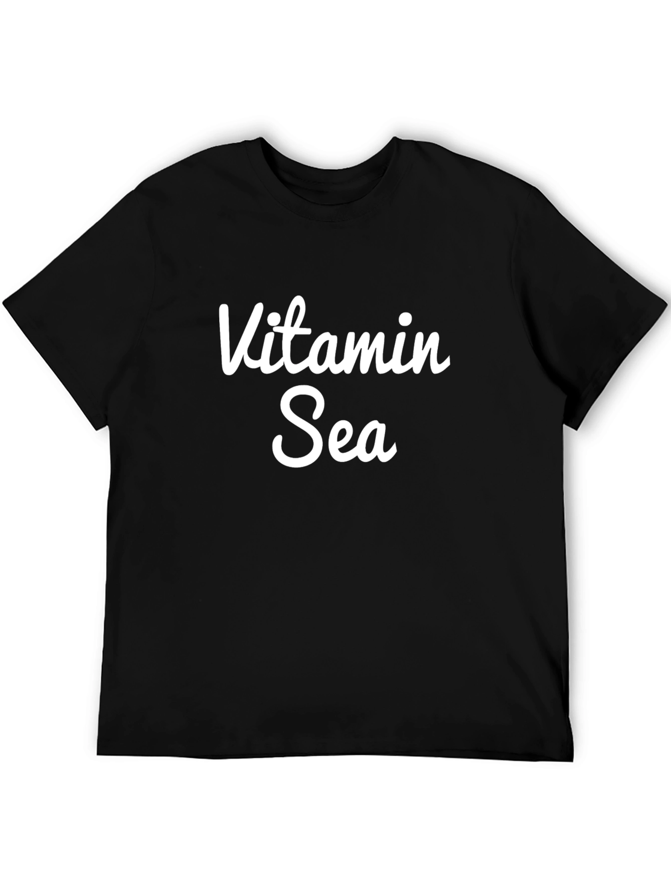 Vitamin Sea Black T-Shirt