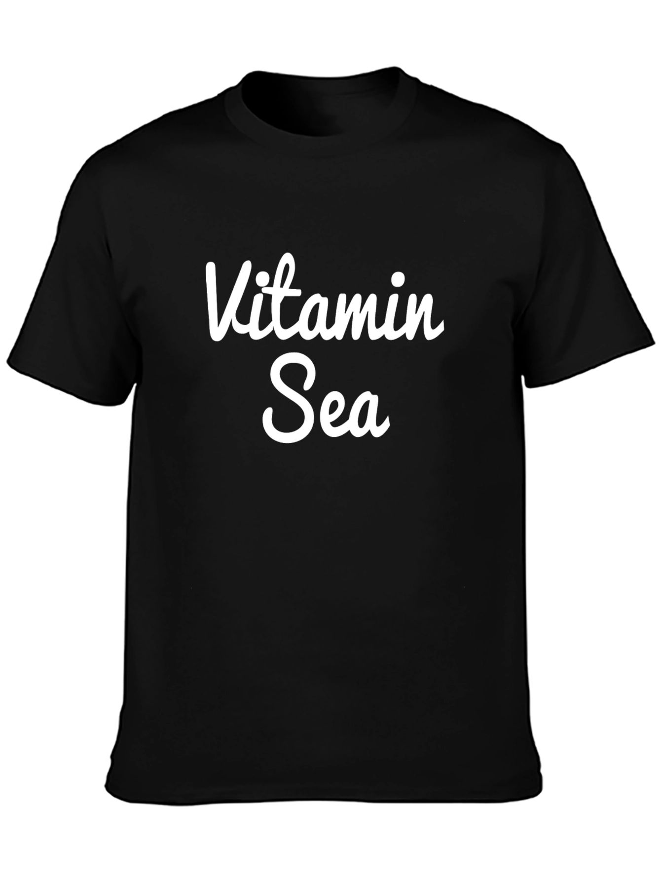 Vitamin Sea Black T-Shirt