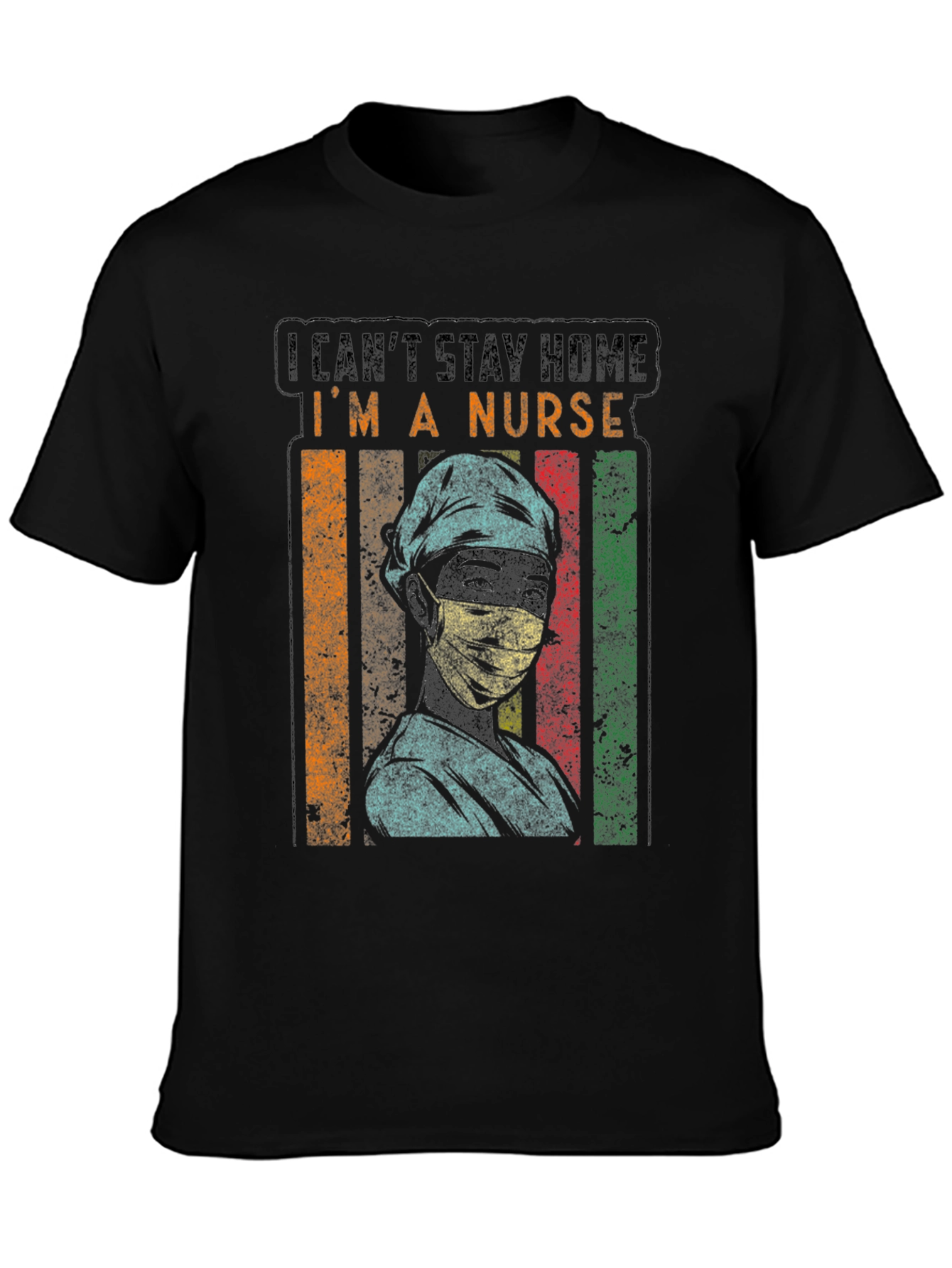 Im A Nurse Black Graphic T-Shirt
