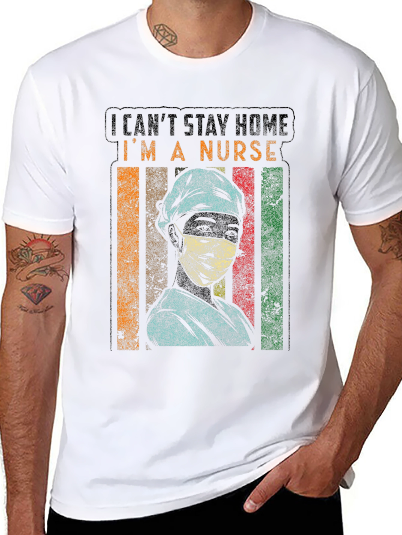 Im A Nurse Black Graphic T-Shirt