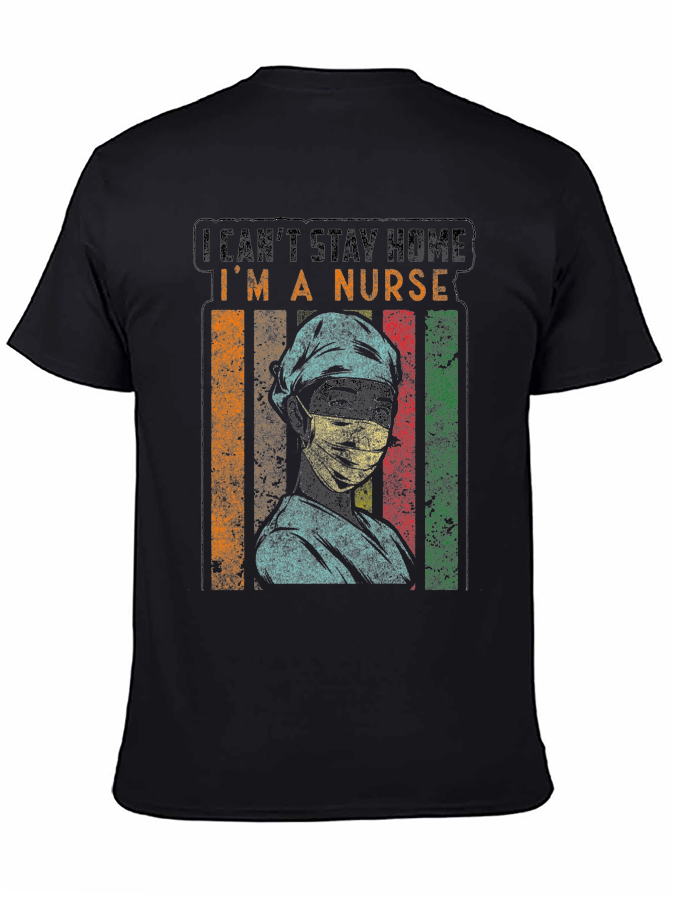 Im A Nurse Black Graphic T-Shirt