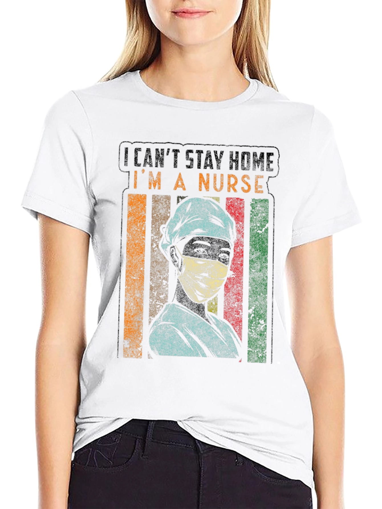 Im A Nurse Black Graphic T-Shirt