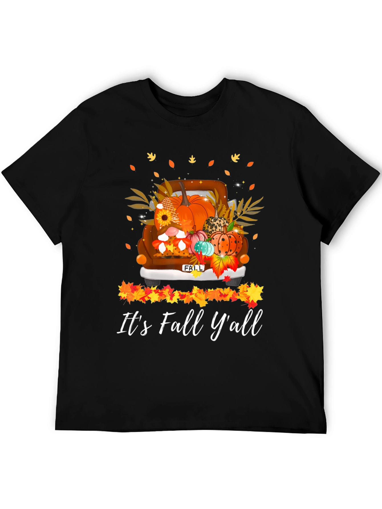 Its Fall Yall T-Shirt - Autumn Truck Graphic Tee