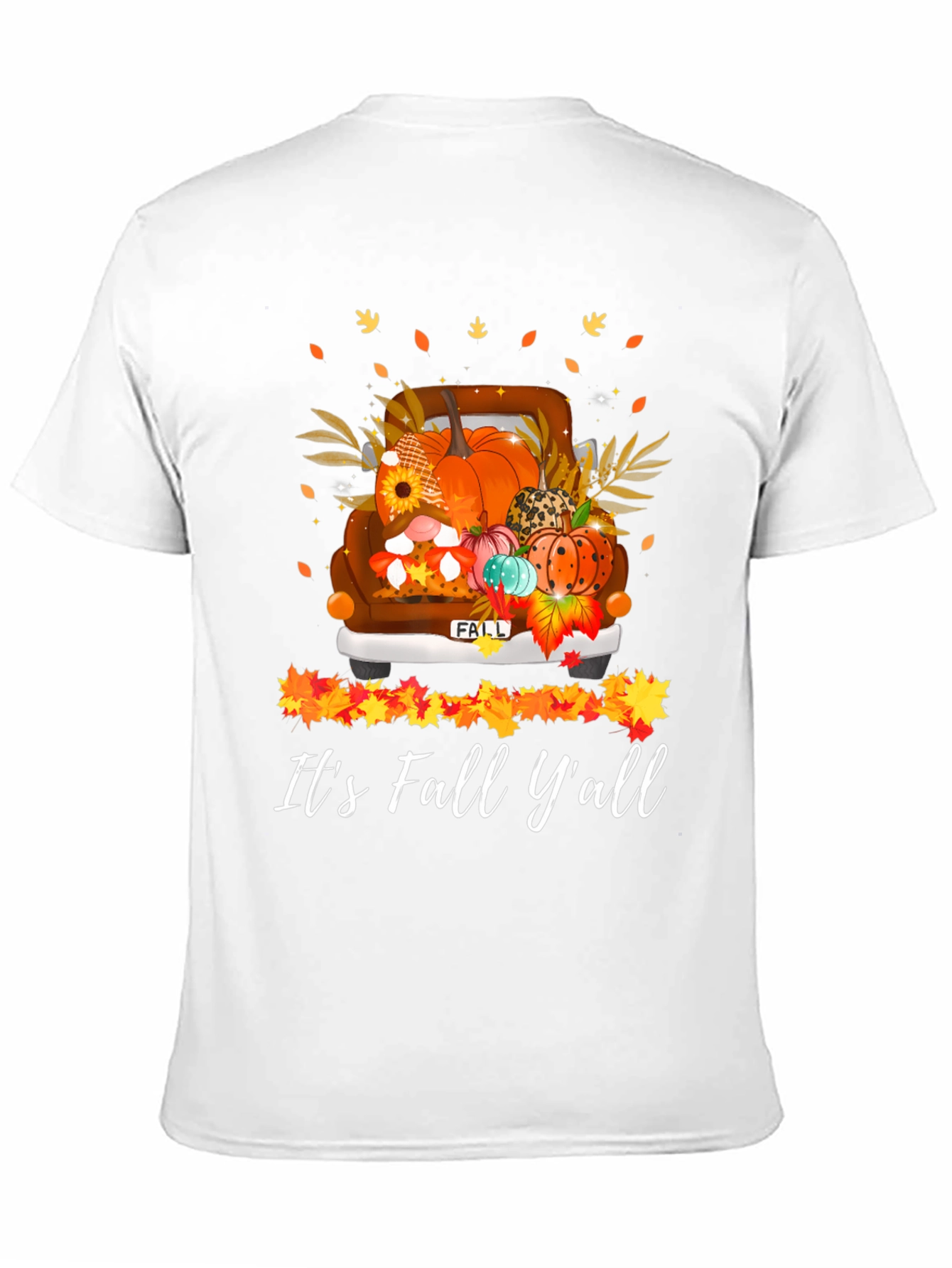 Its Fall Yall T-Shirt - Autumn Truck Graphic Tee