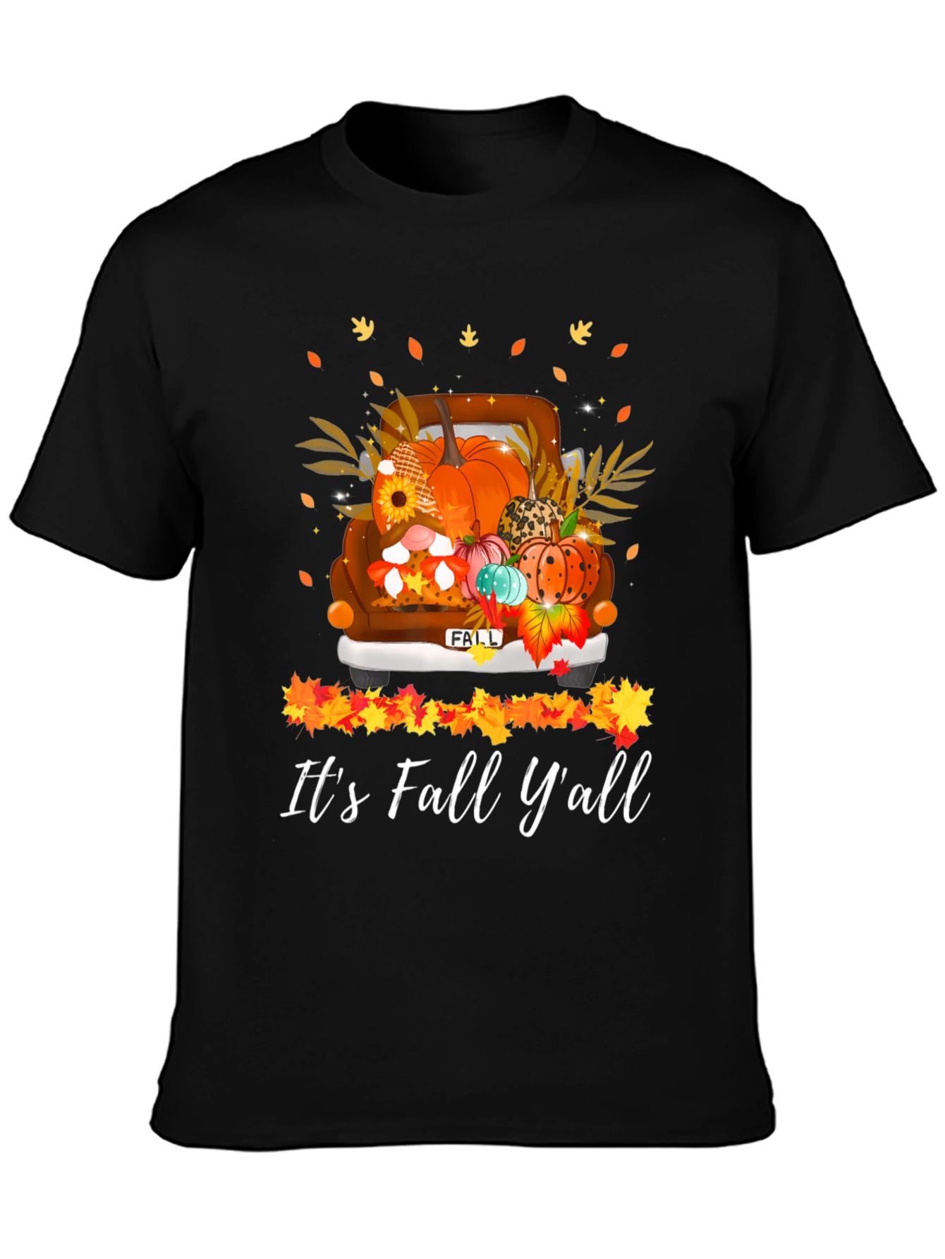 Its Fall Yall T-Shirt - Autumn Truck Graphic Tee