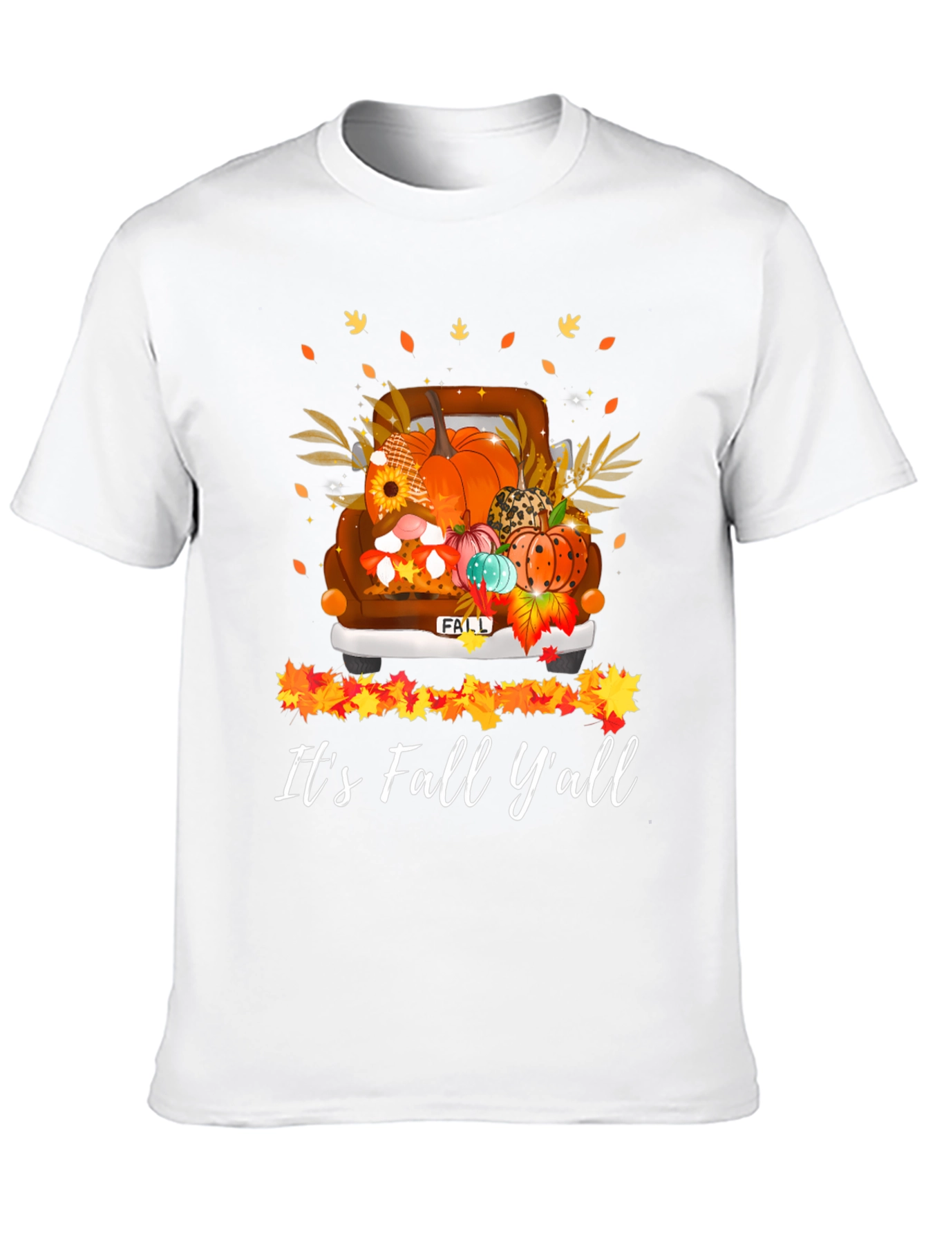 Its Fall Yall T-Shirt - Autumn Truck Graphic Tee