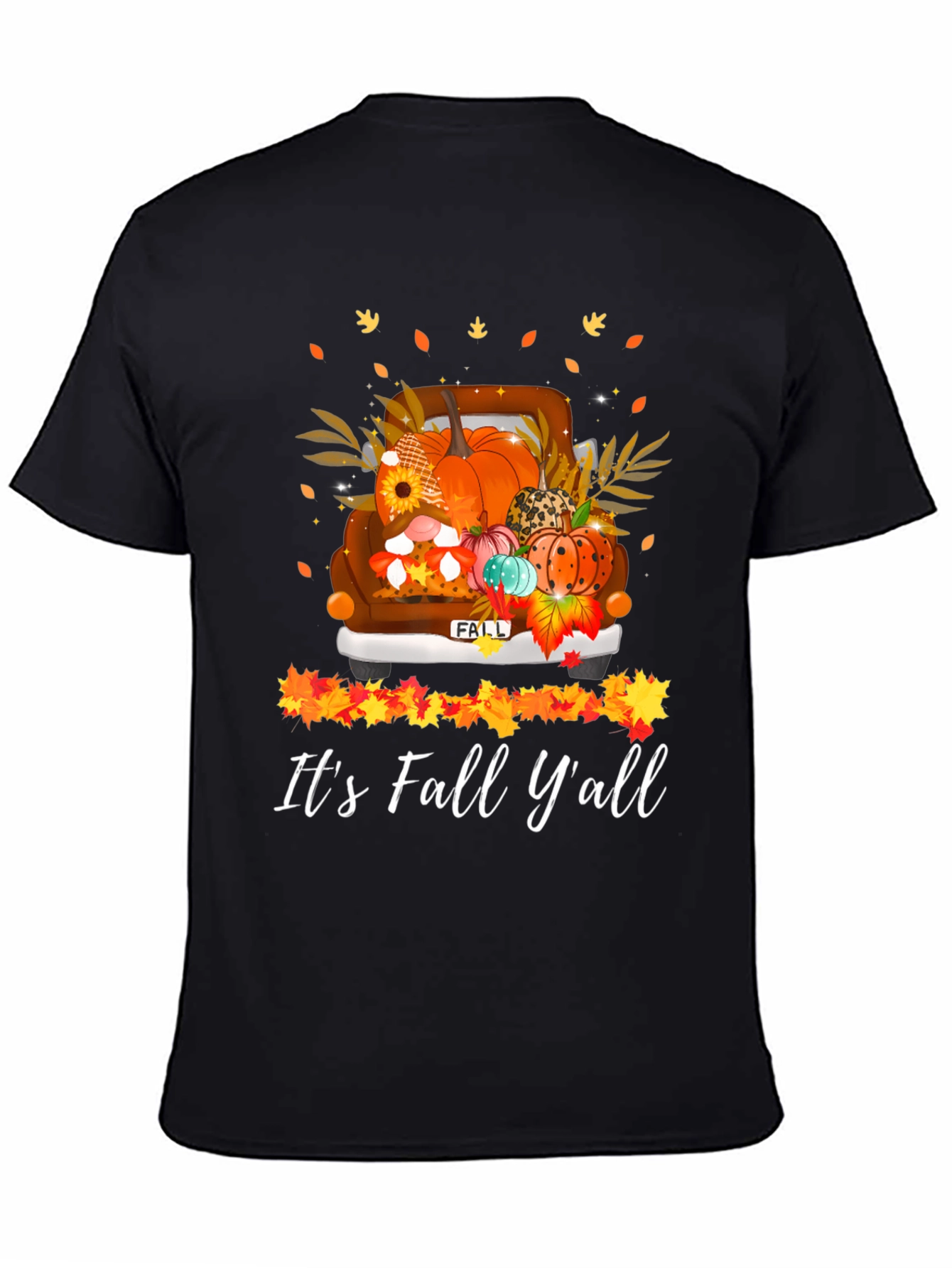 Its Fall Yall T-Shirt - Autumn Truck Graphic Tee