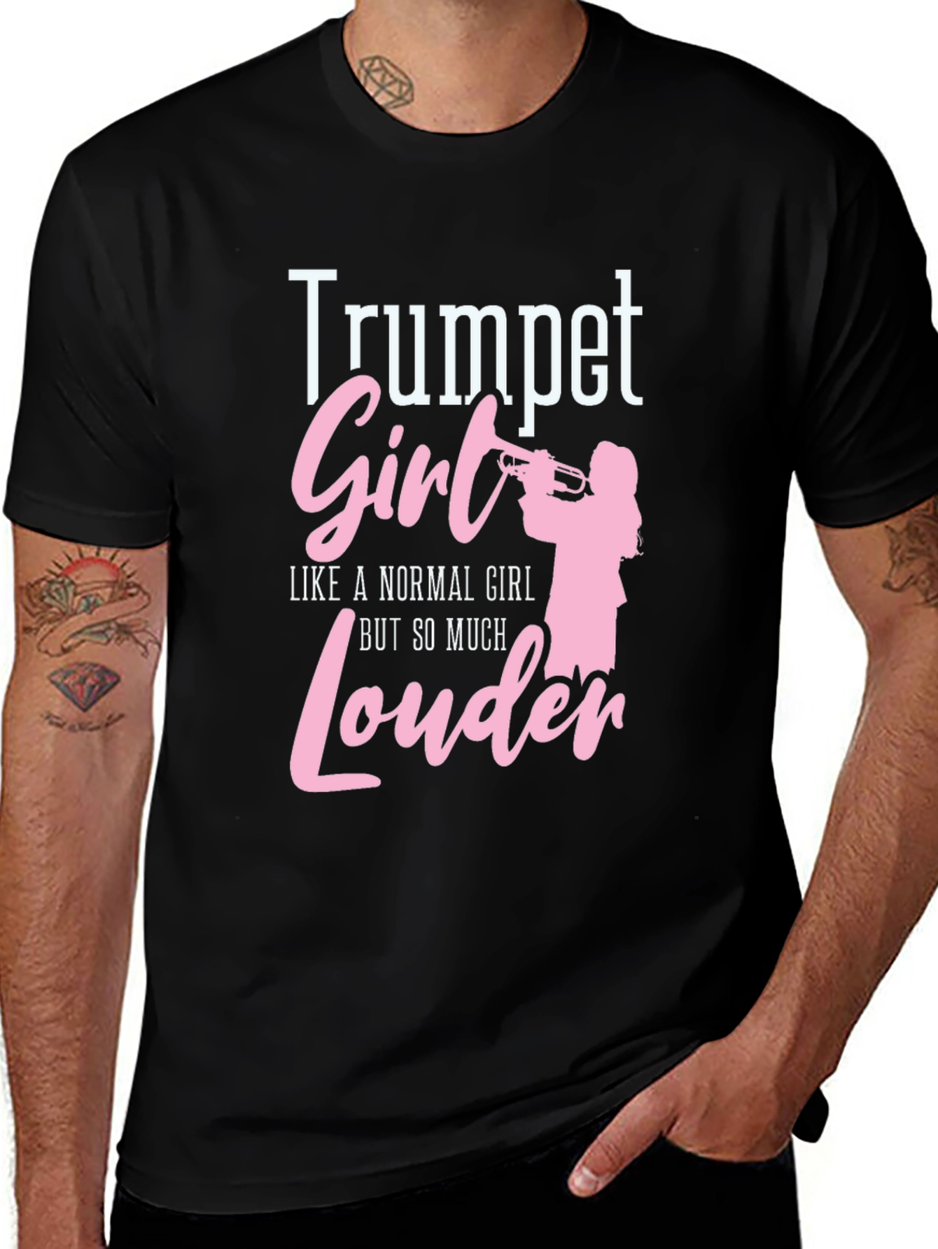 Trumpet Girl T-Shirt - Loud & Proud!