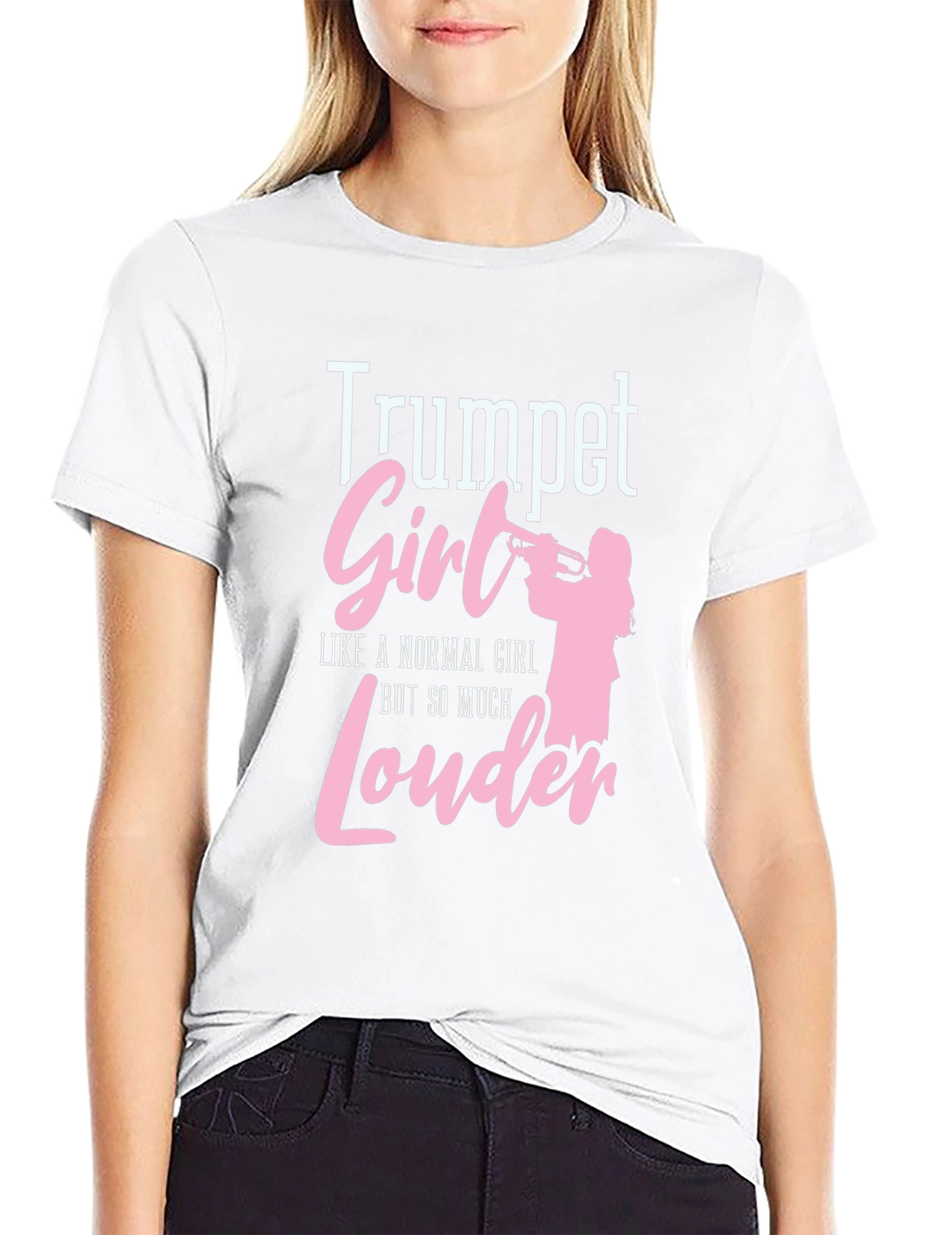 Trumpet Girl T-Shirt - Loud & Proud!