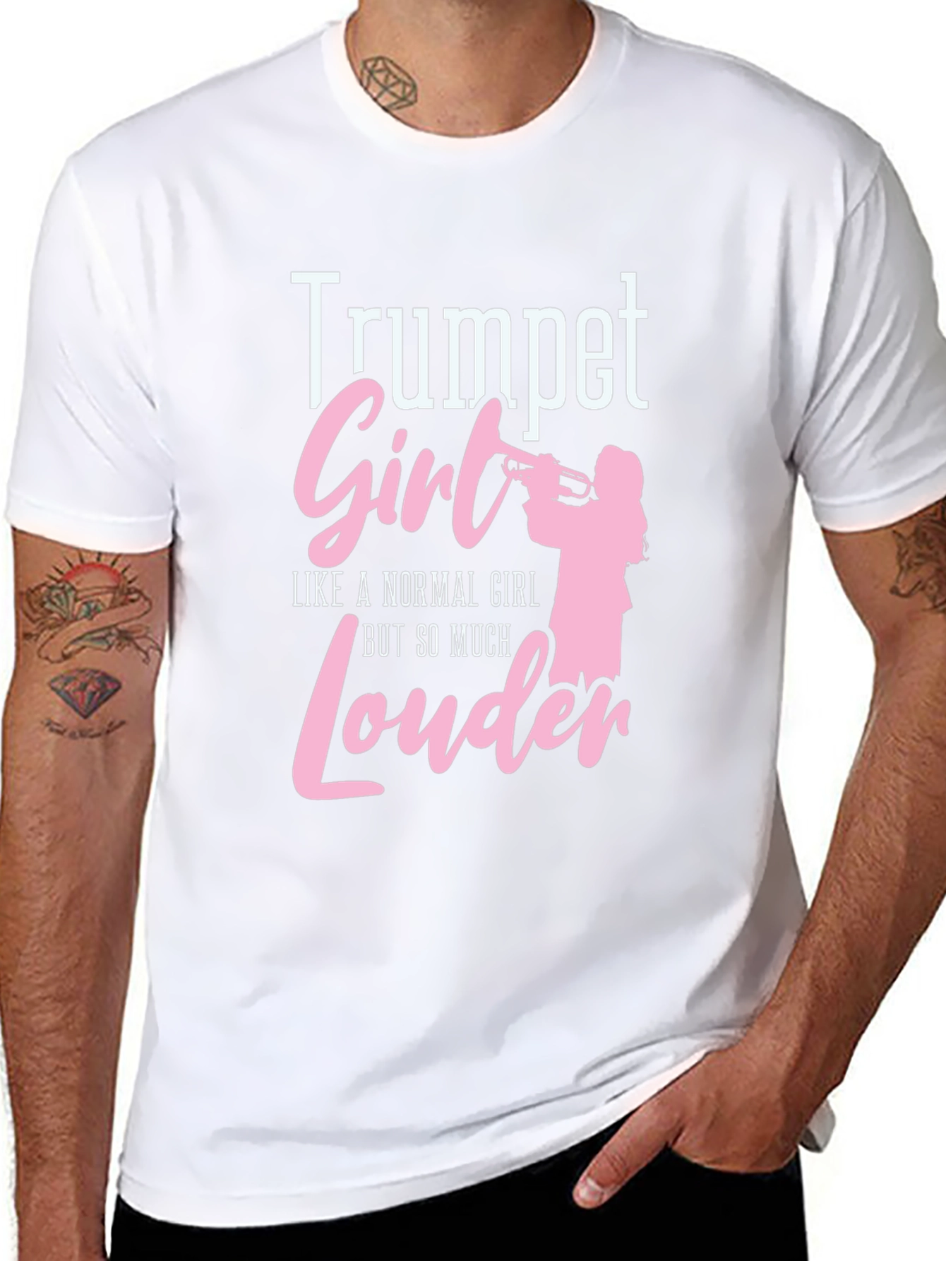 Trumpet Girl T-Shirt - Loud & Proud!