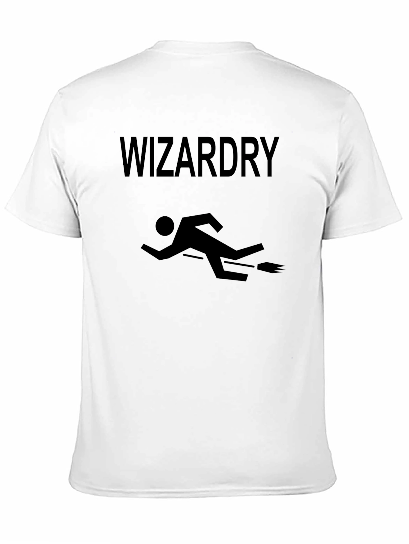 Wizardry T-Shirt - Funny Stick Figure Witch Design