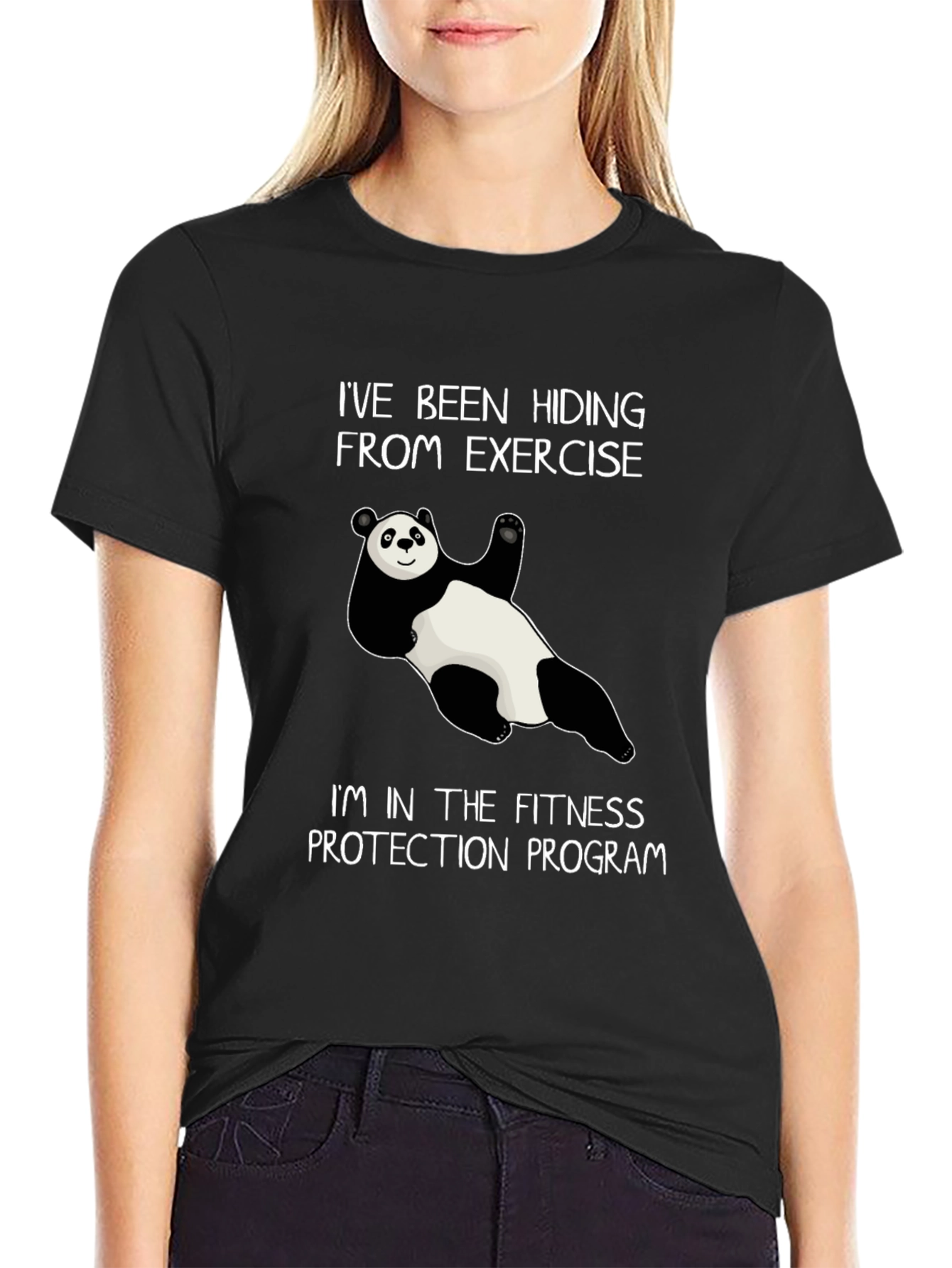 Fitness Protection Panda Graphic Tee
