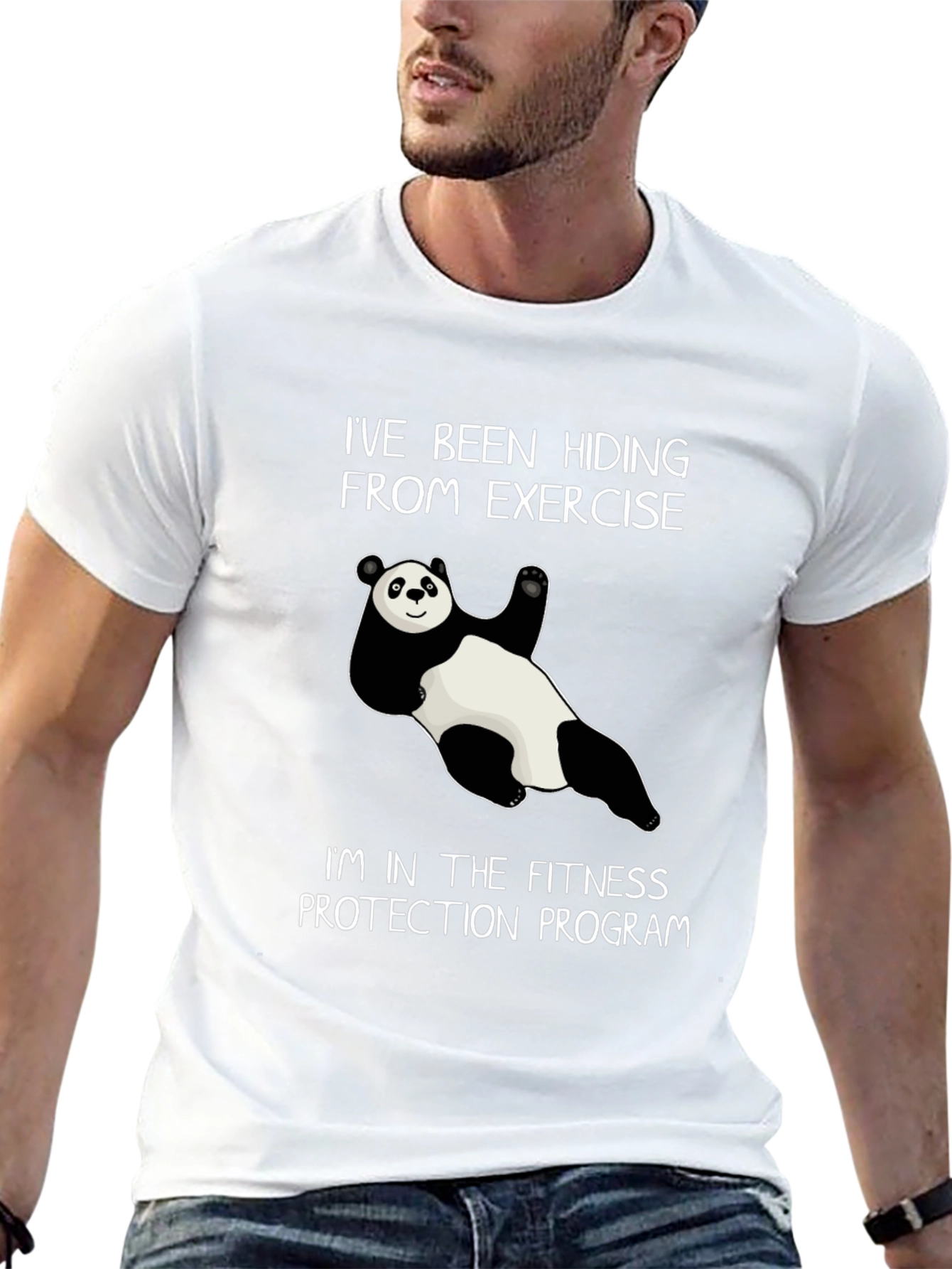 Fitness Protection Panda Graphic Tee