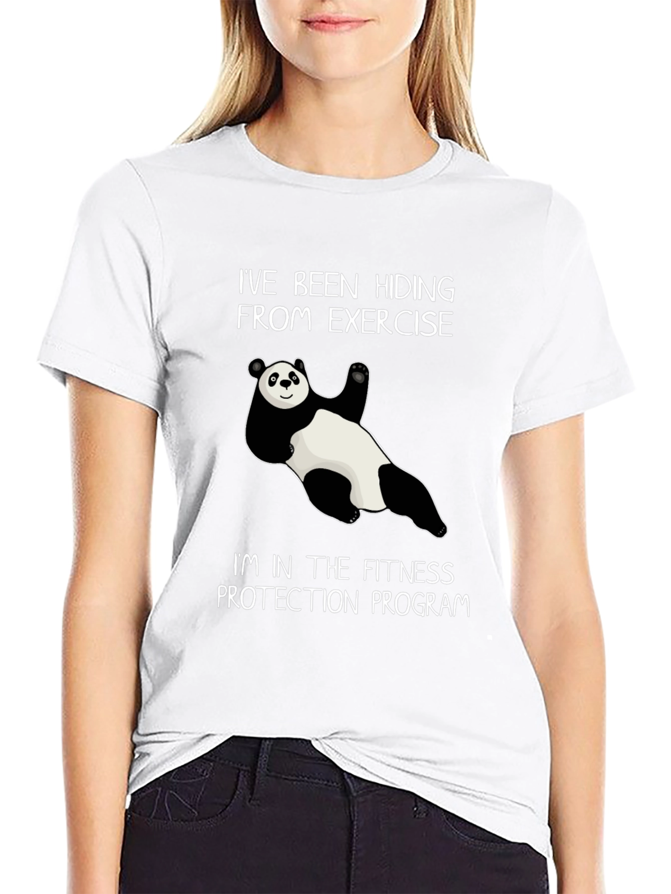 Fitness Protection Panda Graphic Tee