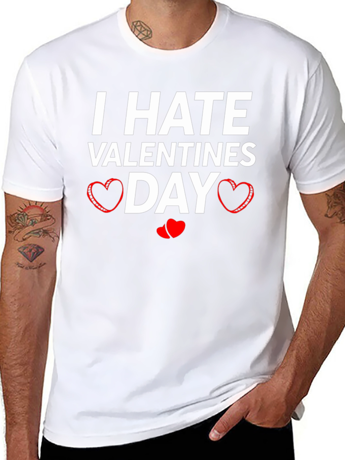 I Hate Valentines Day Graphic Tee