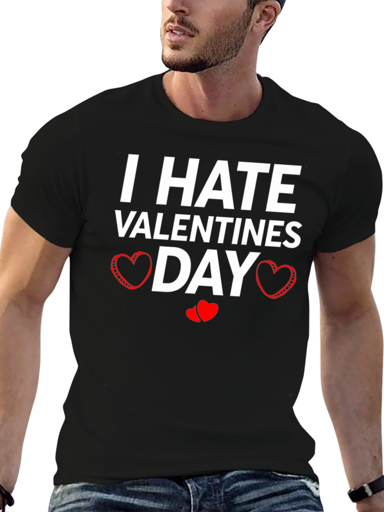 I Hate Valentines Day Graphic Tee