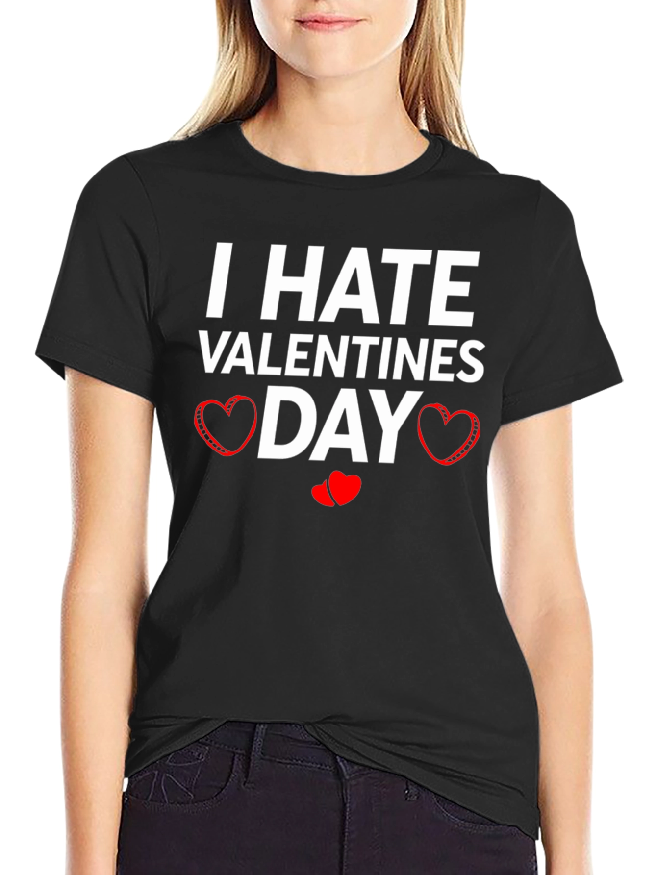 I Hate Valentines Day Graphic Tee