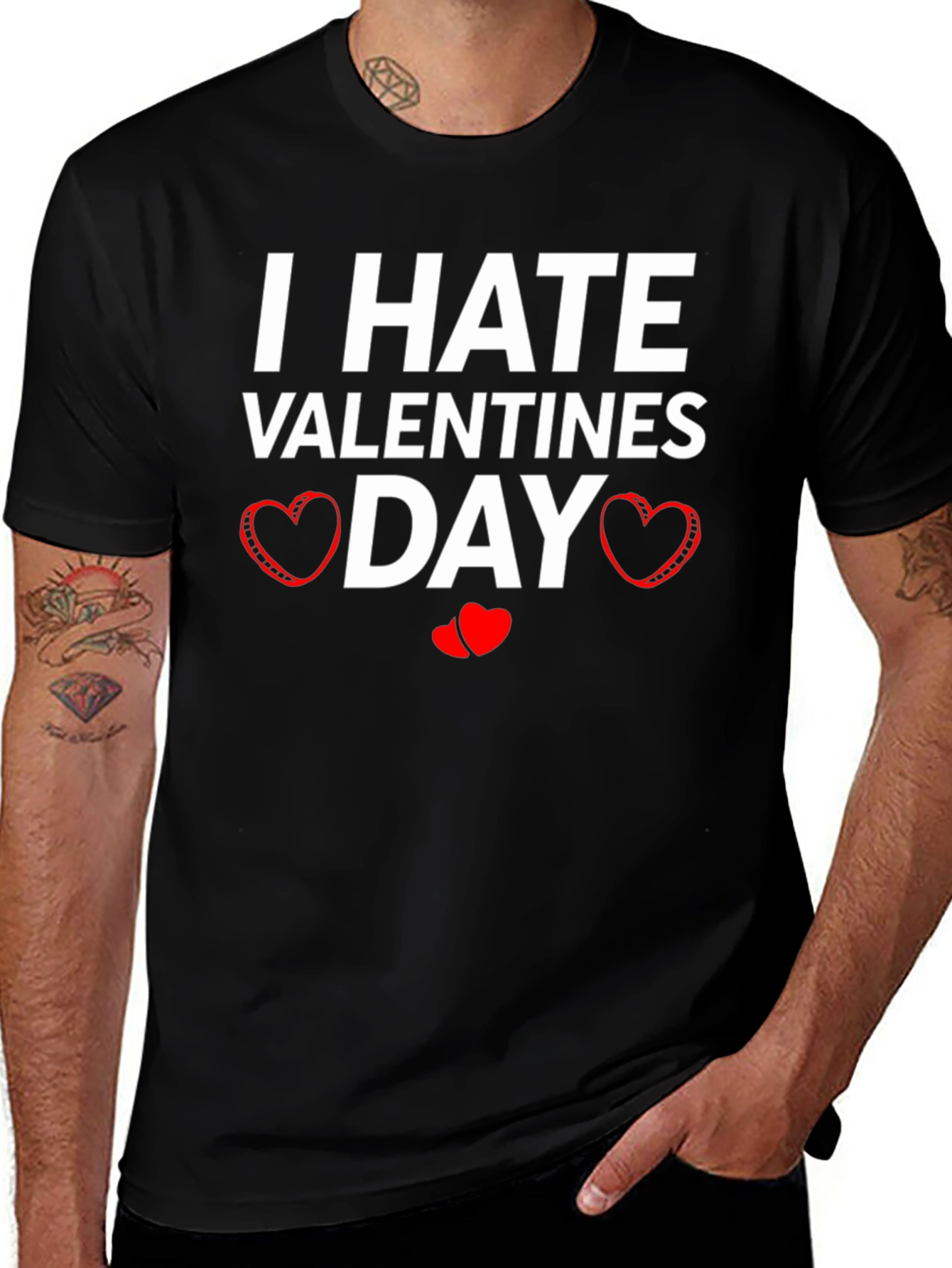 I Hate Valentines Day Graphic Tee