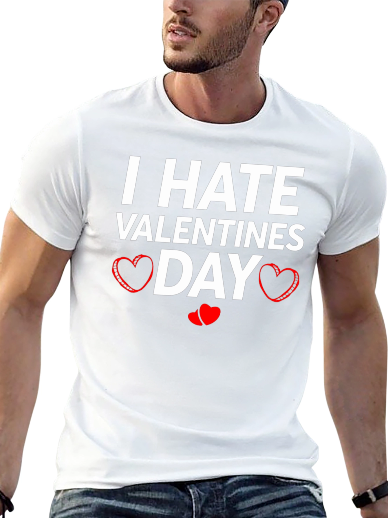 I Hate Valentines Day Graphic Tee