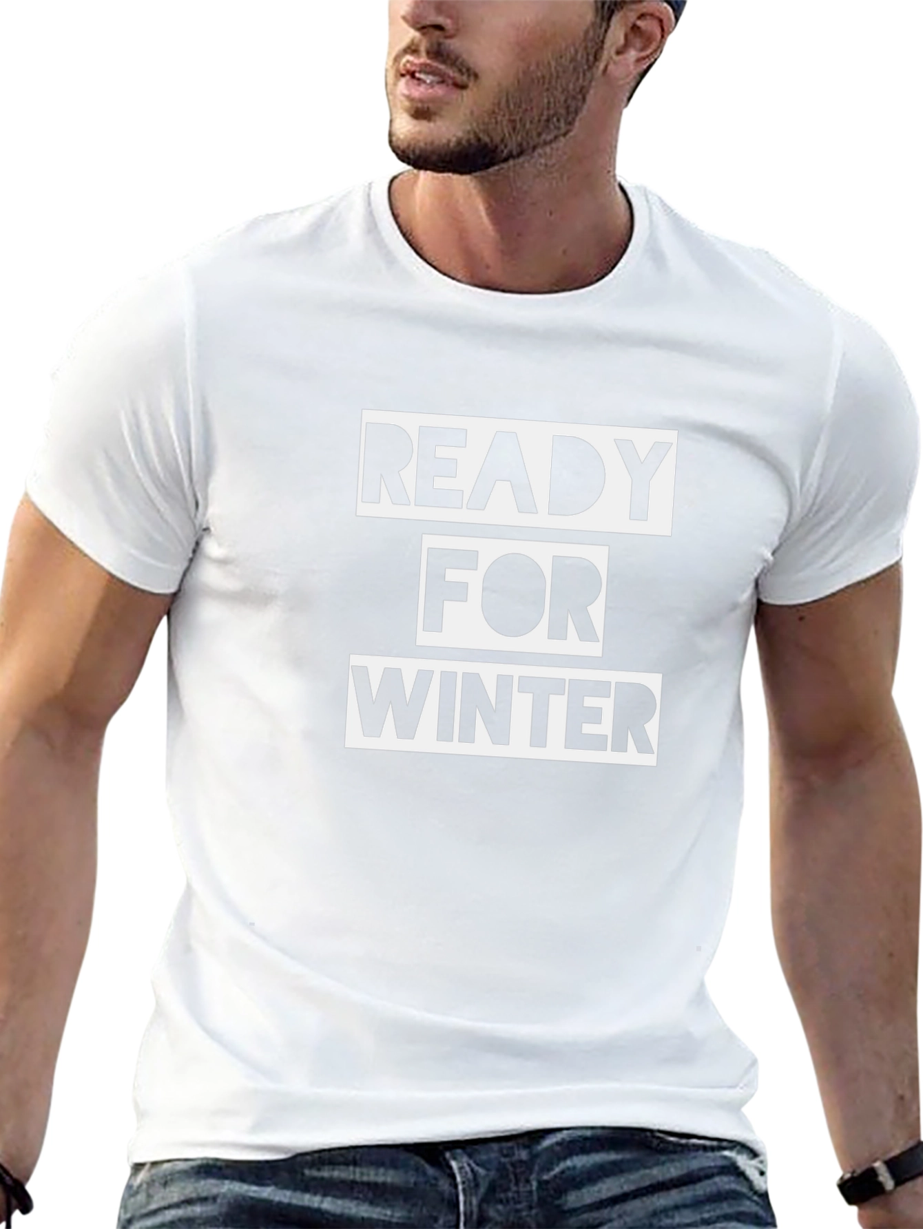 Ready For Winter Black T-Shirt