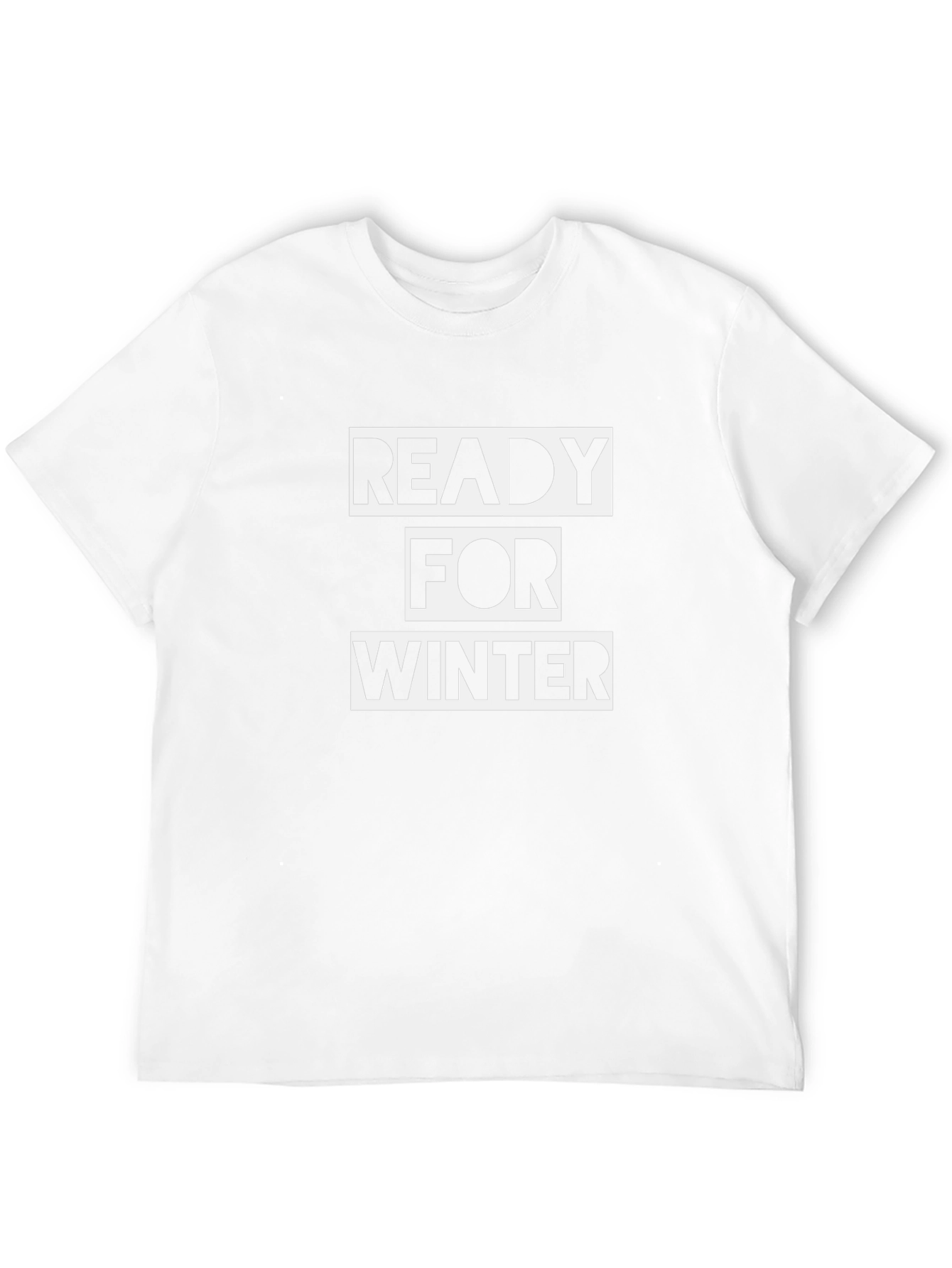 Ready For Winter Black T-Shirt
