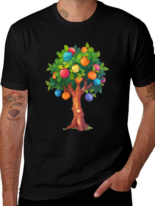 Colorful Fruit Tree Graphic Tee