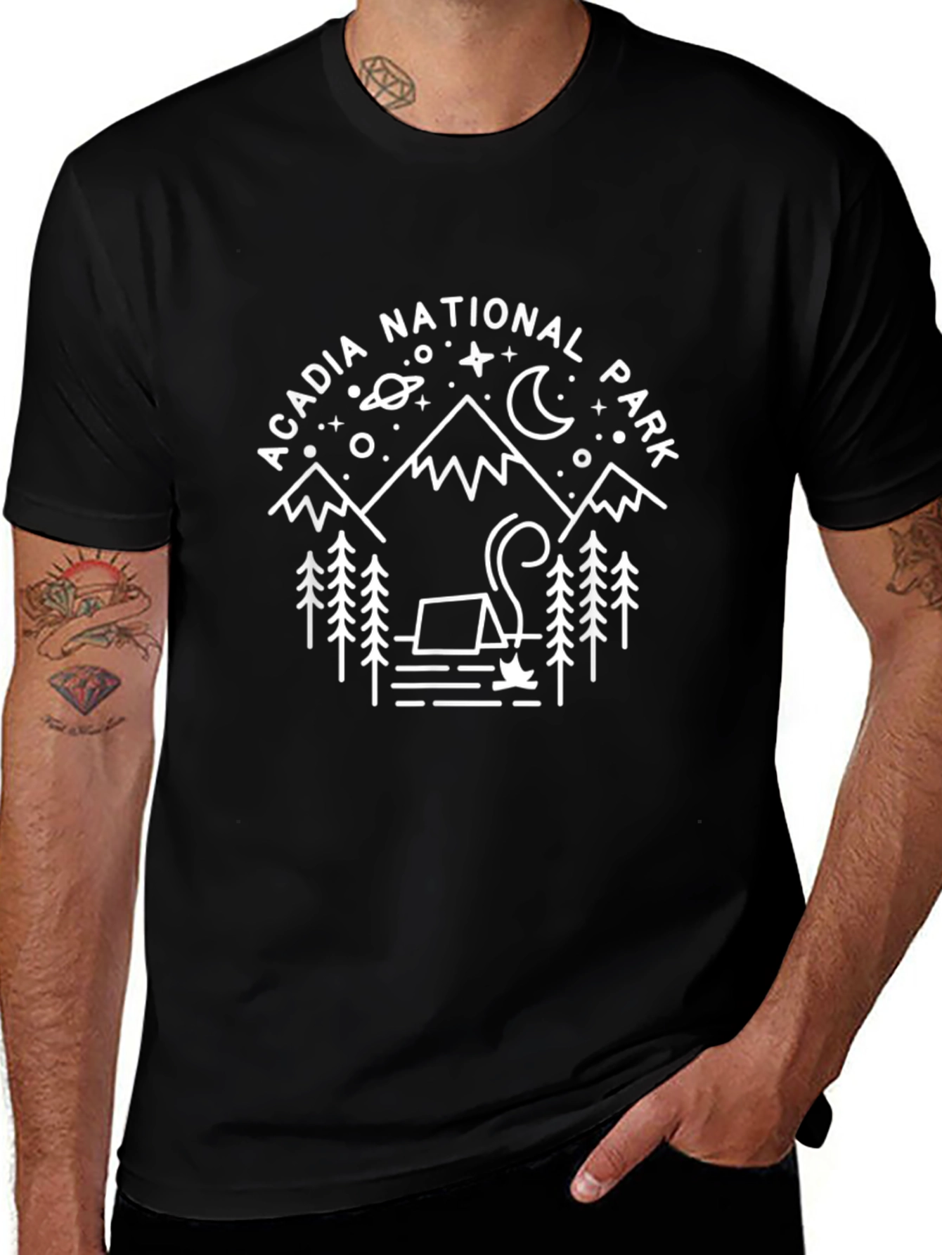Acadia National Park Graphic T-Shirt