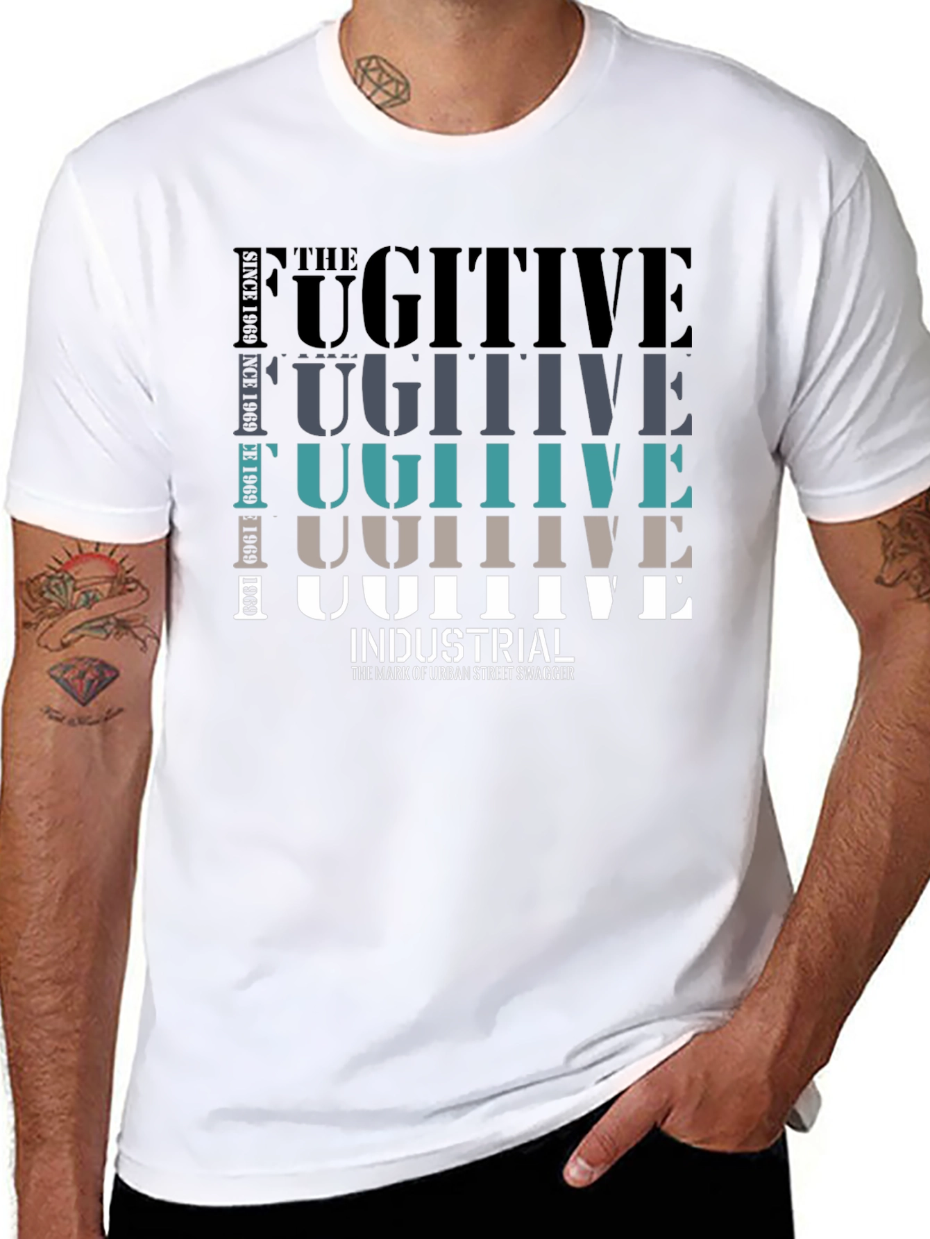 The Fugitive Industrial Graphic Tee