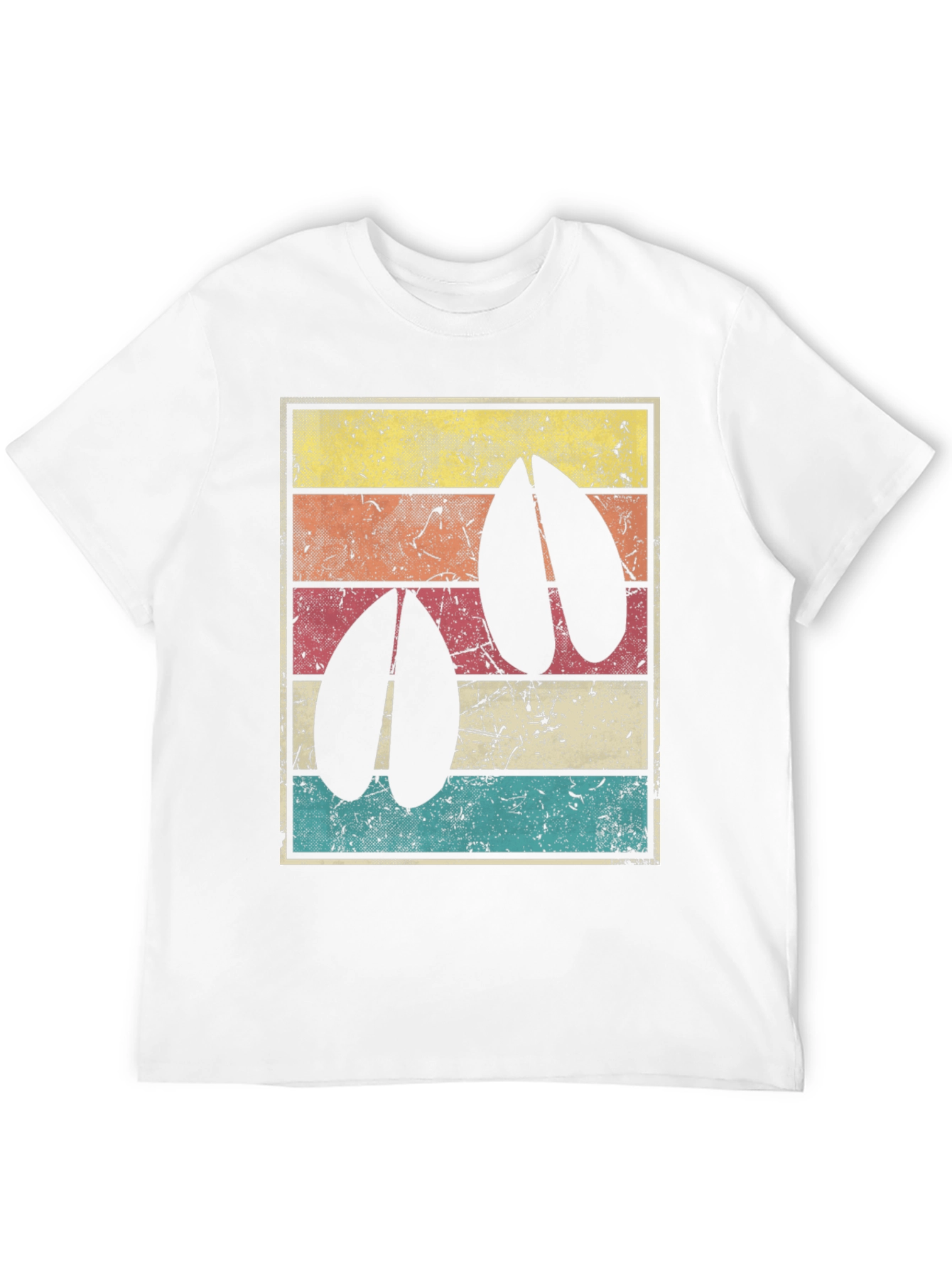 Retro Hoof Print Tee -  Wildlife Inspired Graphic T-Shirt