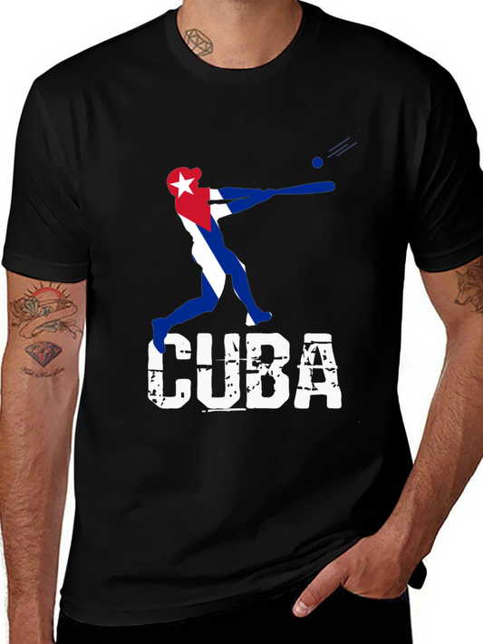 Cuba Baseball Graphic Tee
