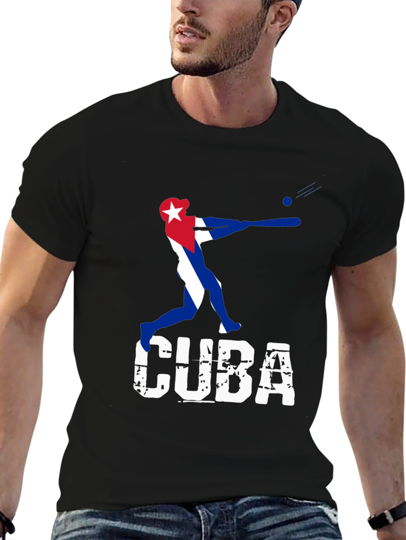 Cuba Baseball Graphic Tee