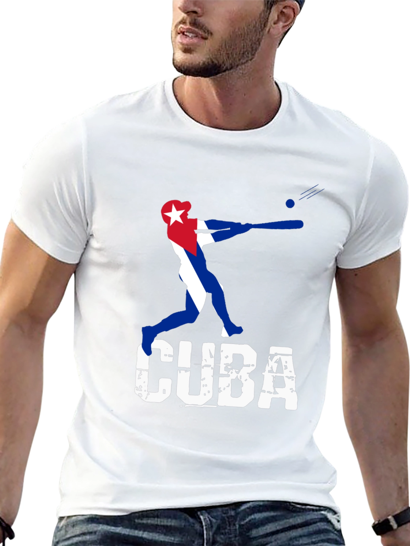 Cuba Baseball Graphic Tee