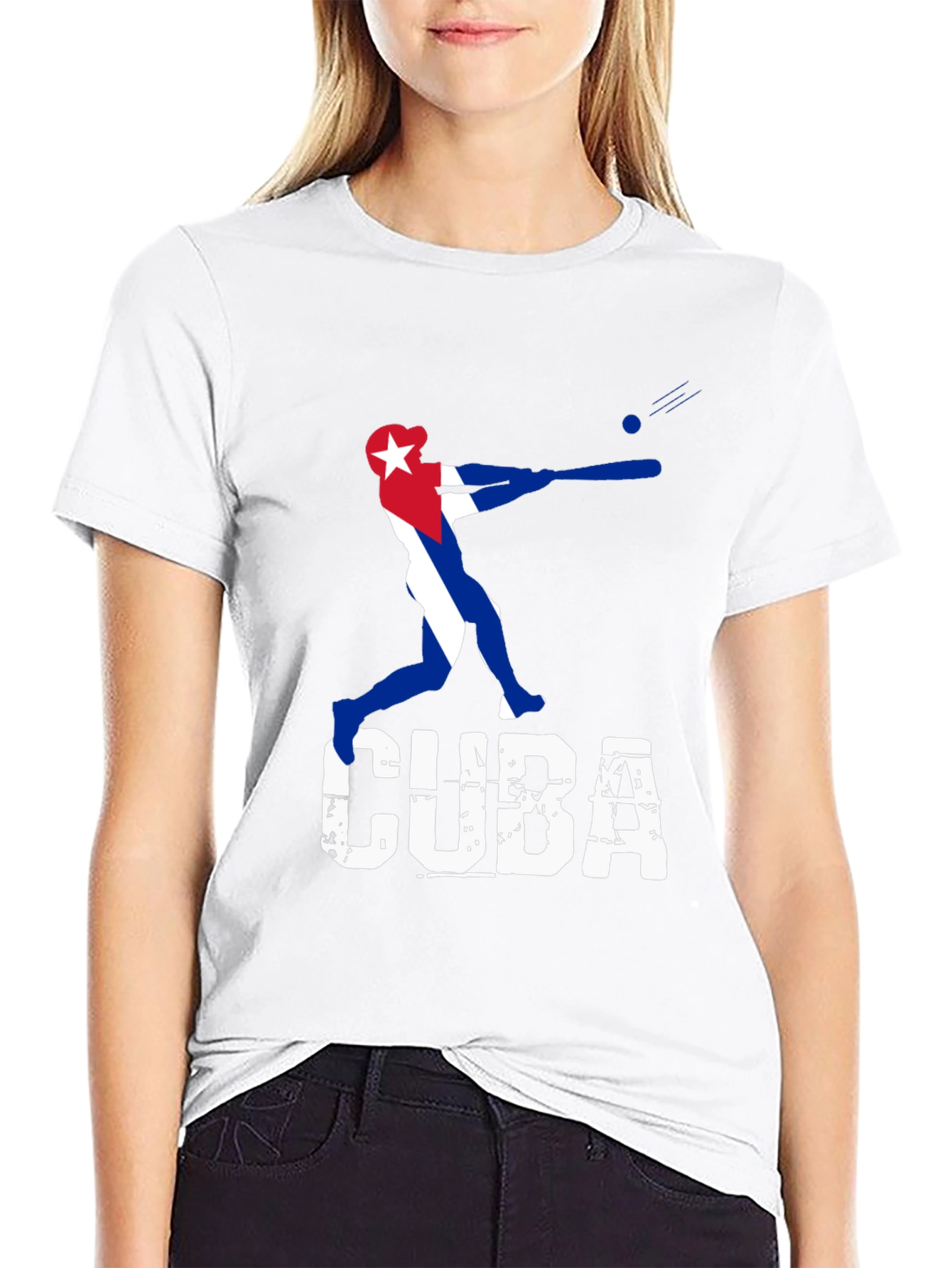 Cuba Baseball Graphic Tee