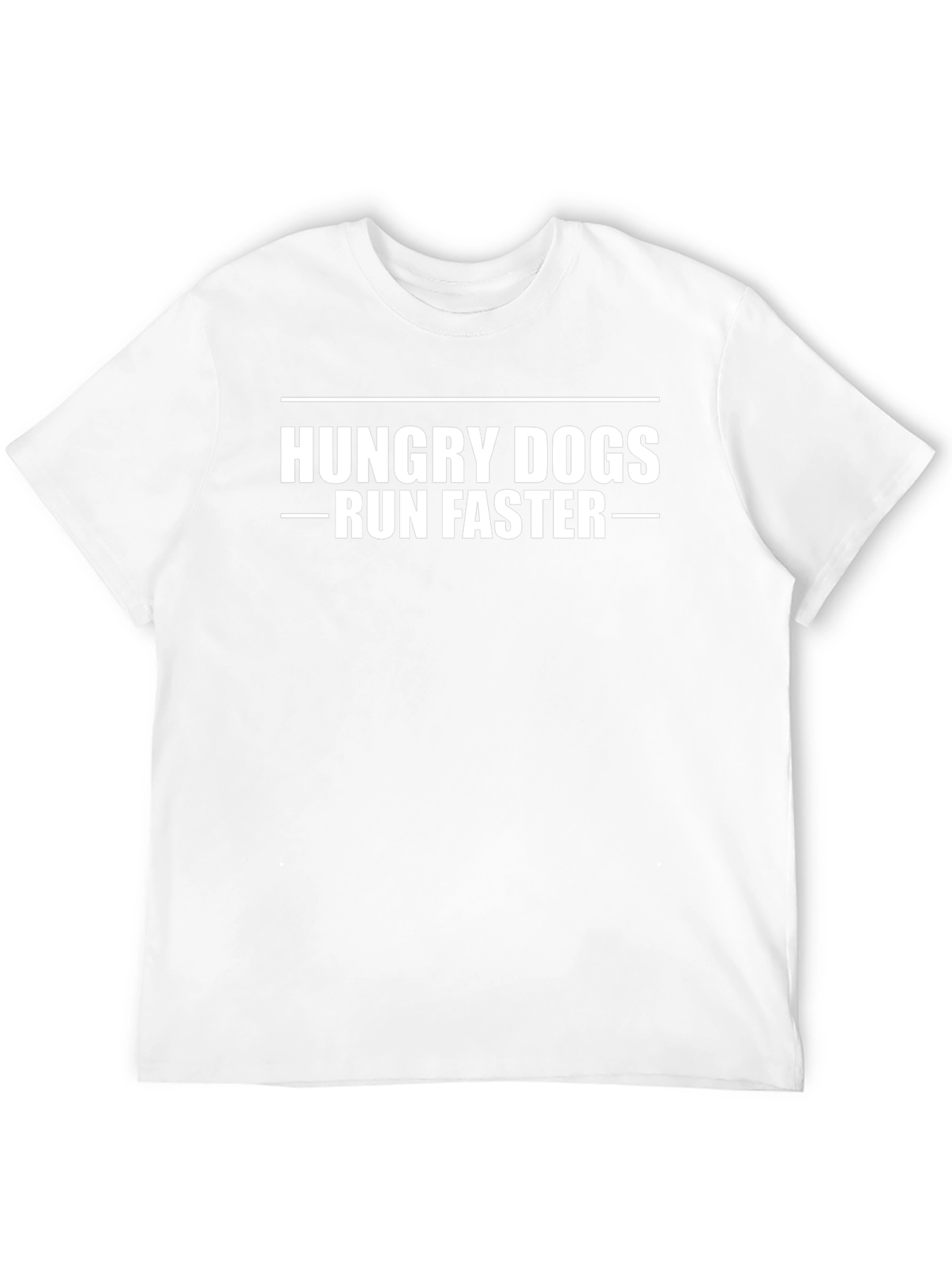 Hungry Dogs Run Faster Black T-Shirt