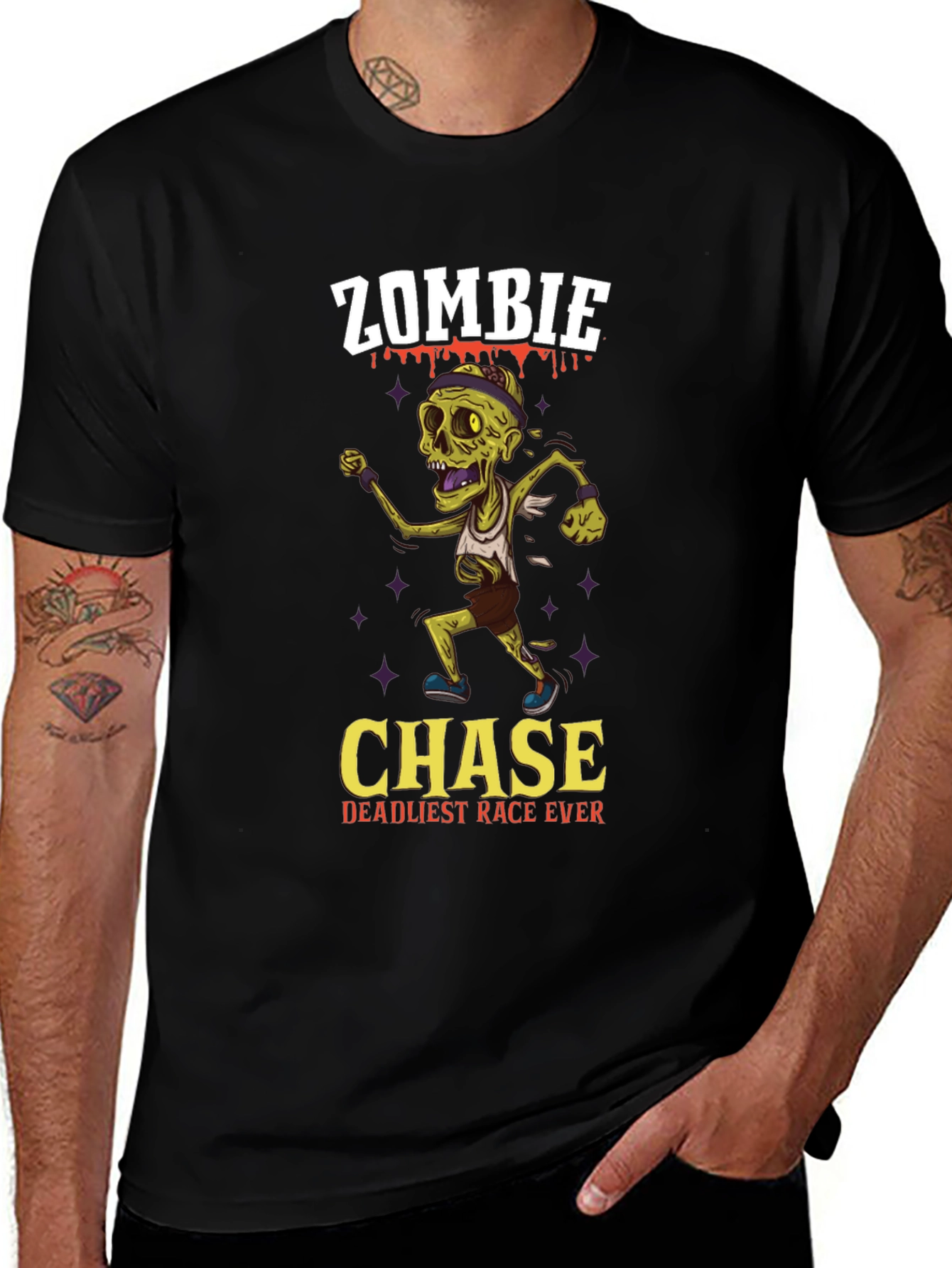 Zombie Chase Deadliest Race Ever T-Shirt