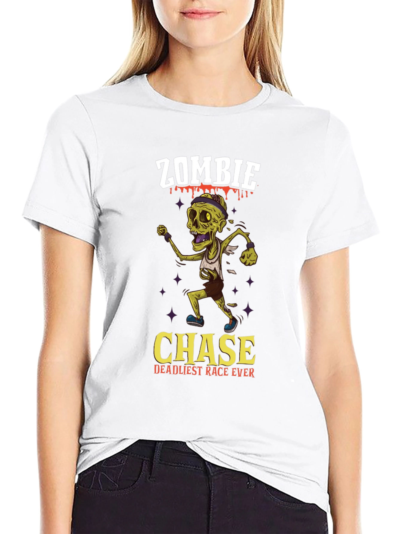 Zombie Chase Deadliest Race Ever T-Shirt