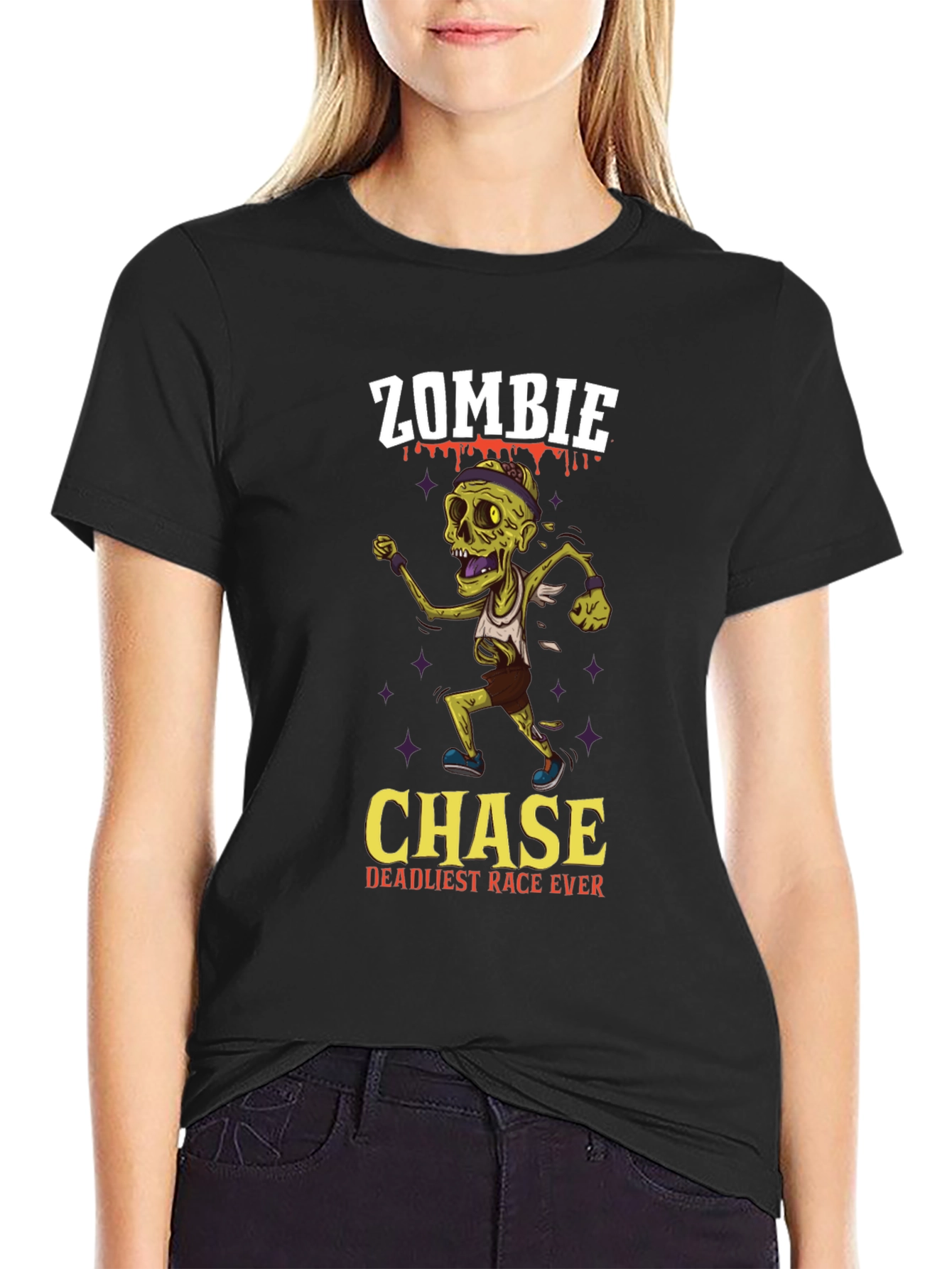 Zombie Chase Deadliest Race Ever T-Shirt