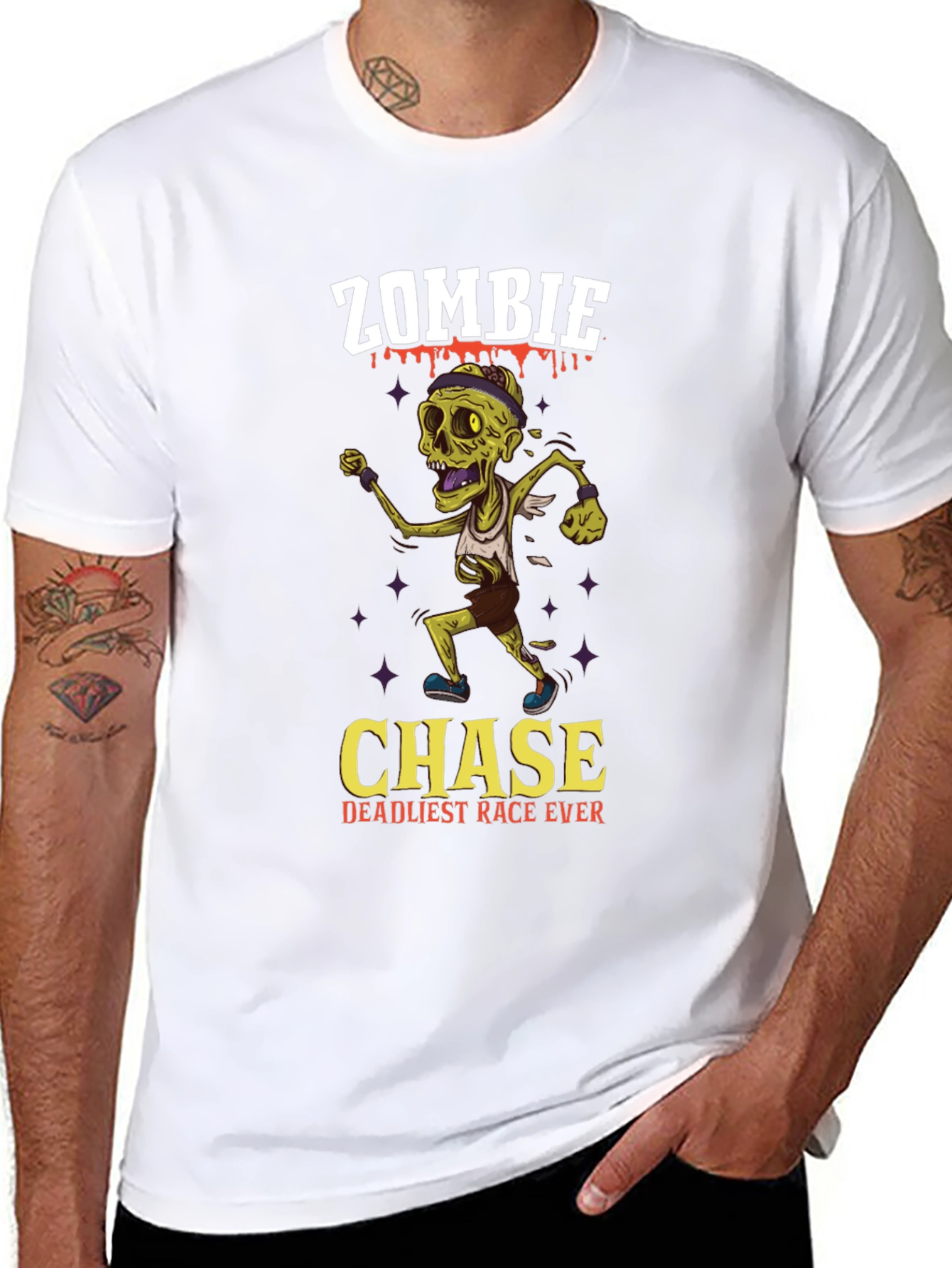 Zombie Chase Deadliest Race Ever T-Shirt