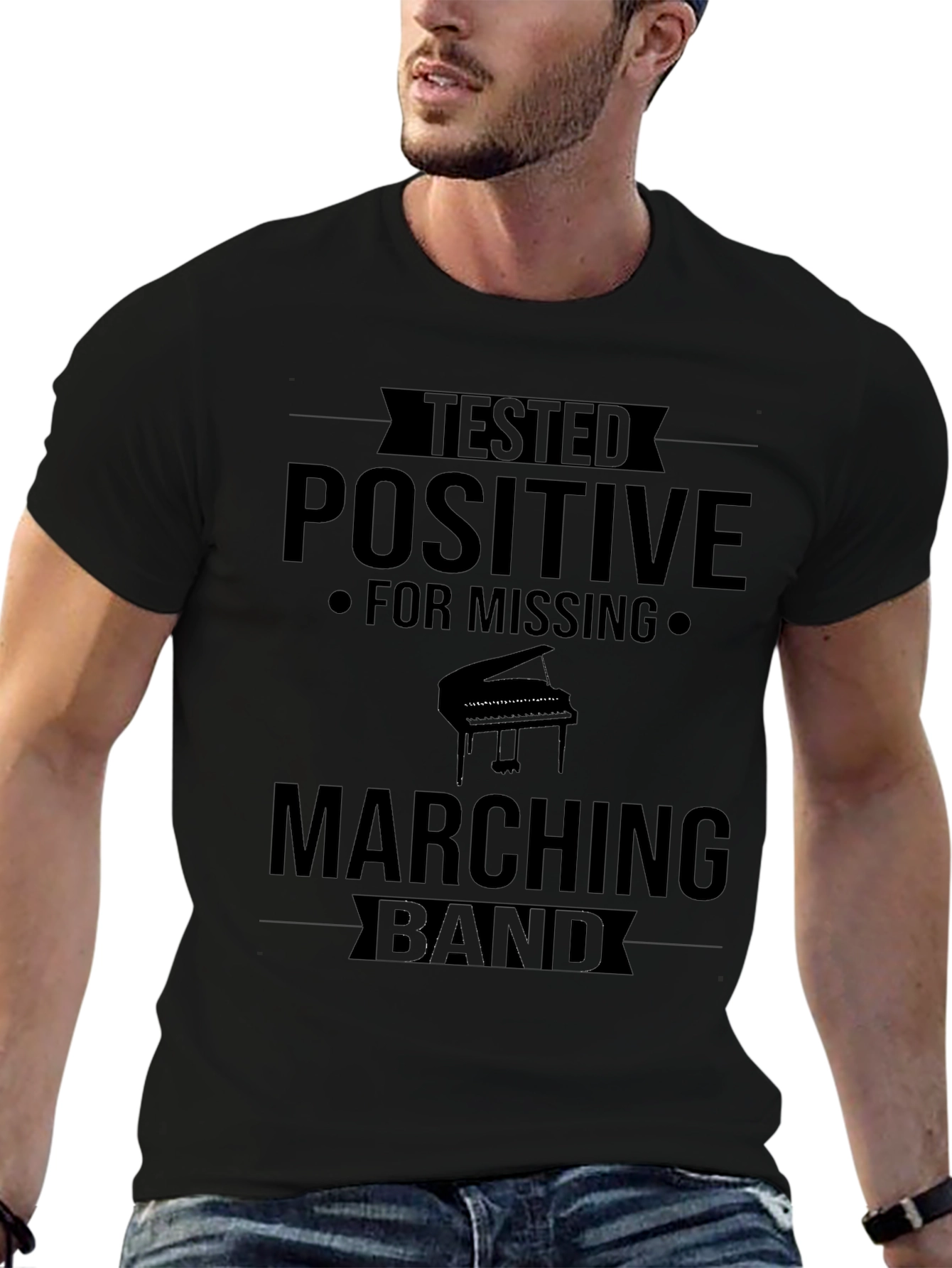Tested Positive for Missing Marching Band Tee