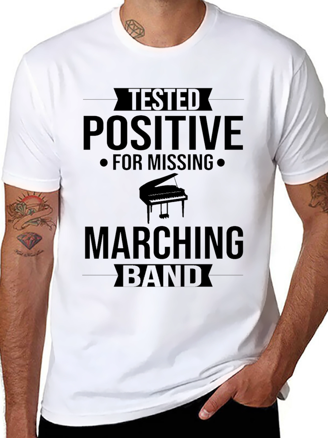 Tested Positive for Missing Marching Band Tee