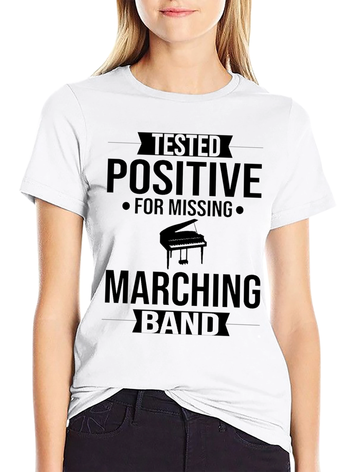 Tested Positive for Missing Marching Band Tee