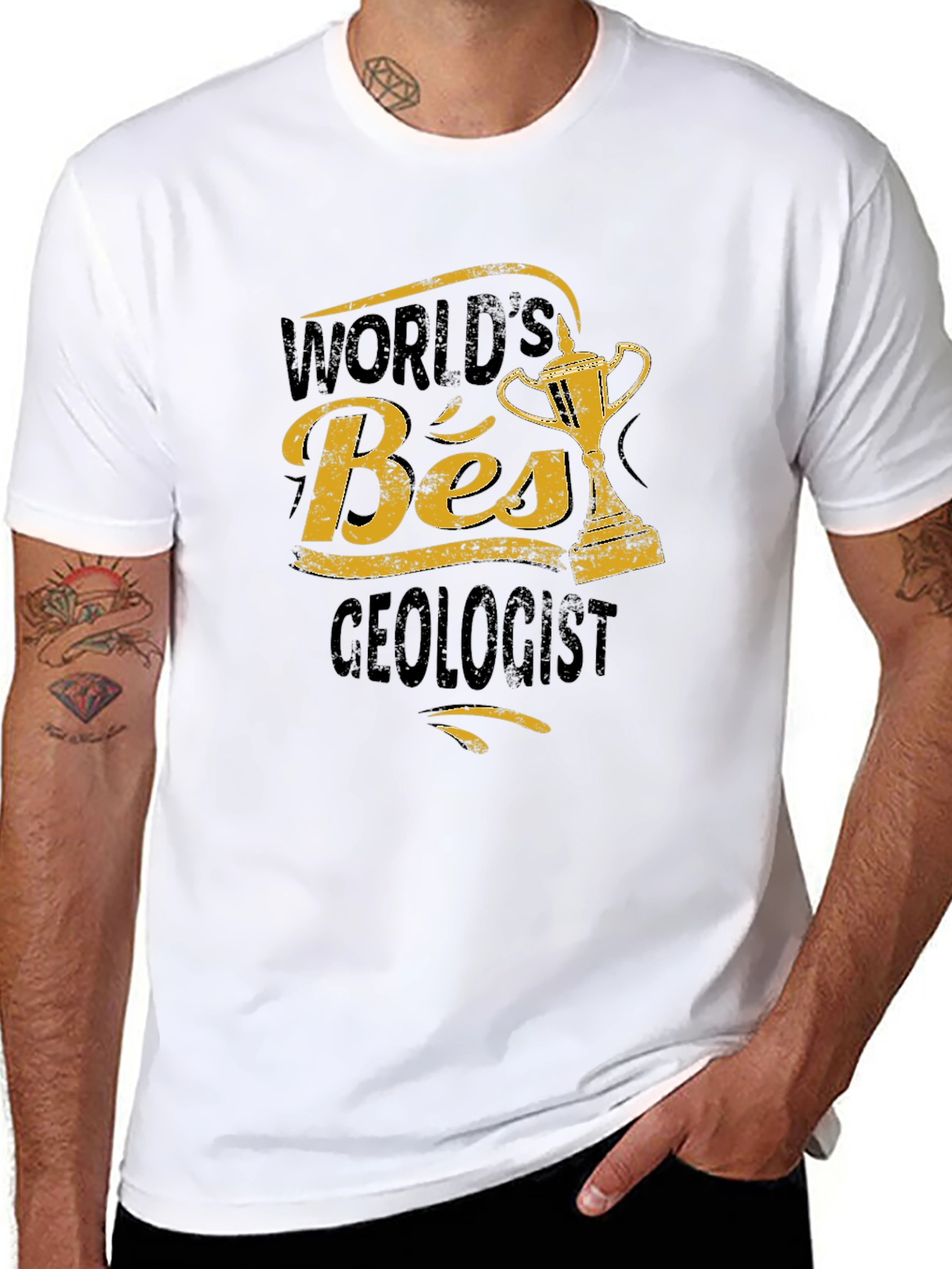 Worlds Best Geologist T-Shirt - Unique Gift Idea