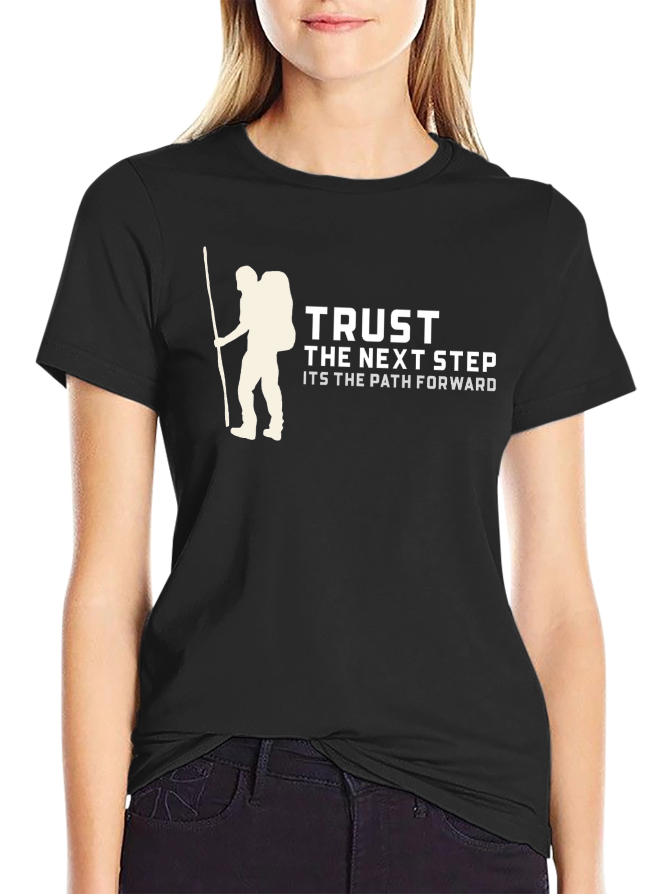 Trust the Next Step Graphic Tee - Hiking Inspired