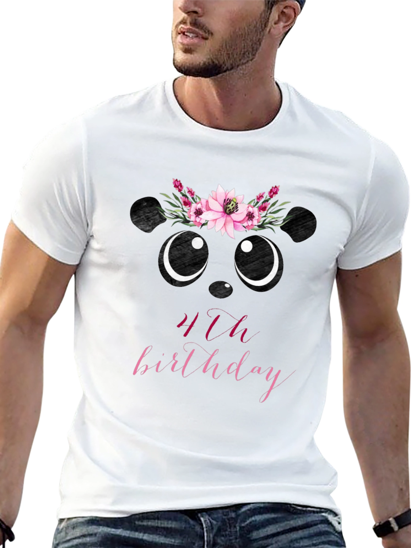 4th Birthday Panda T-Shirt
