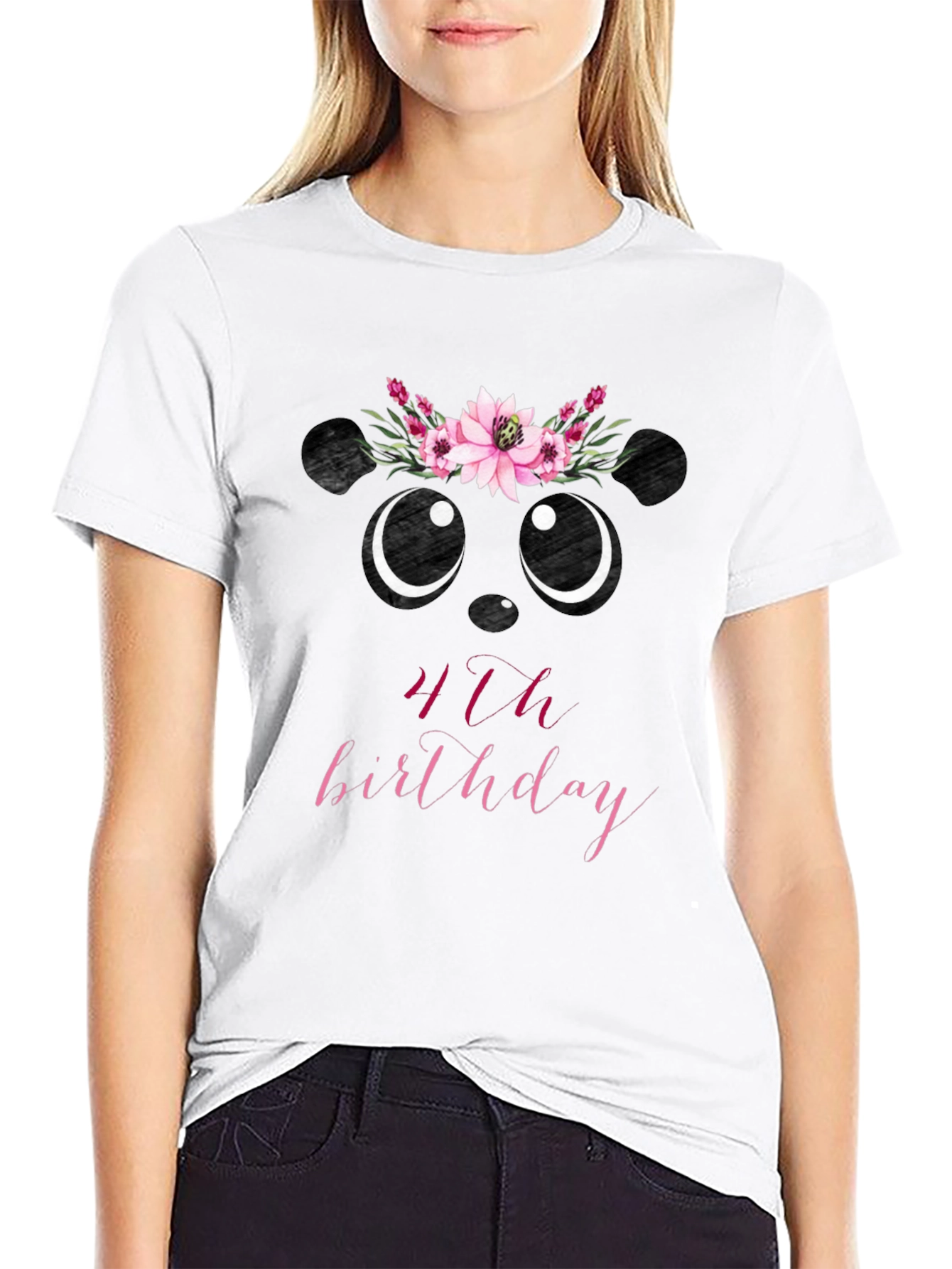 4th Birthday Panda T-Shirt