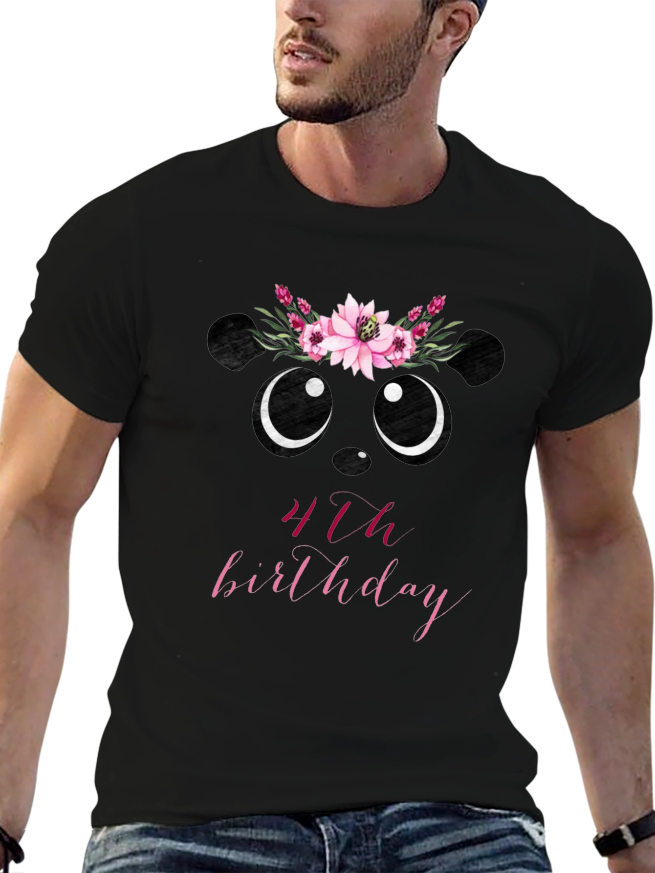 4th Birthday Panda T-Shirt