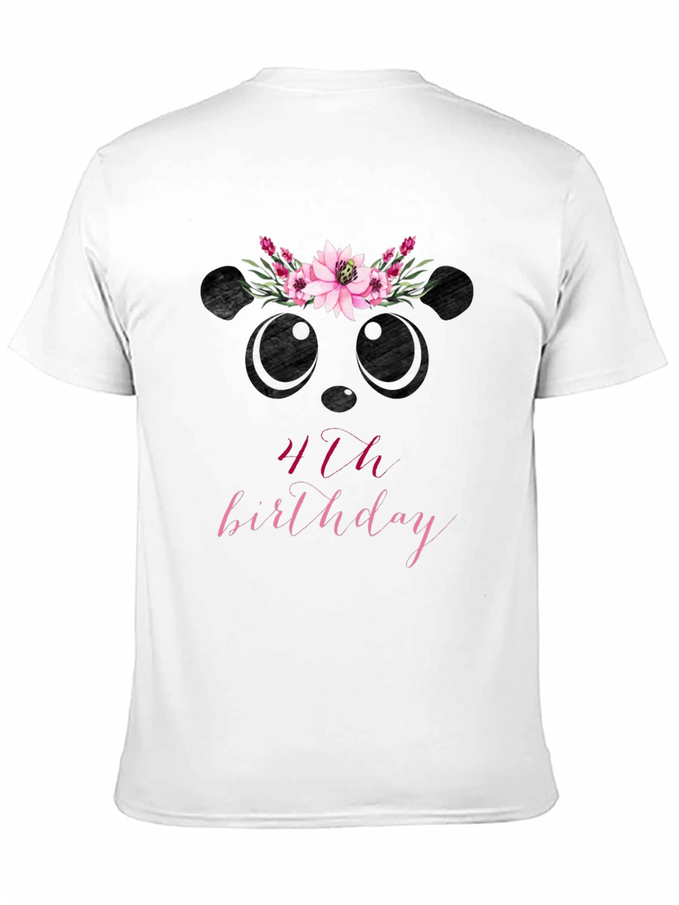 4th Birthday Panda T-Shirt