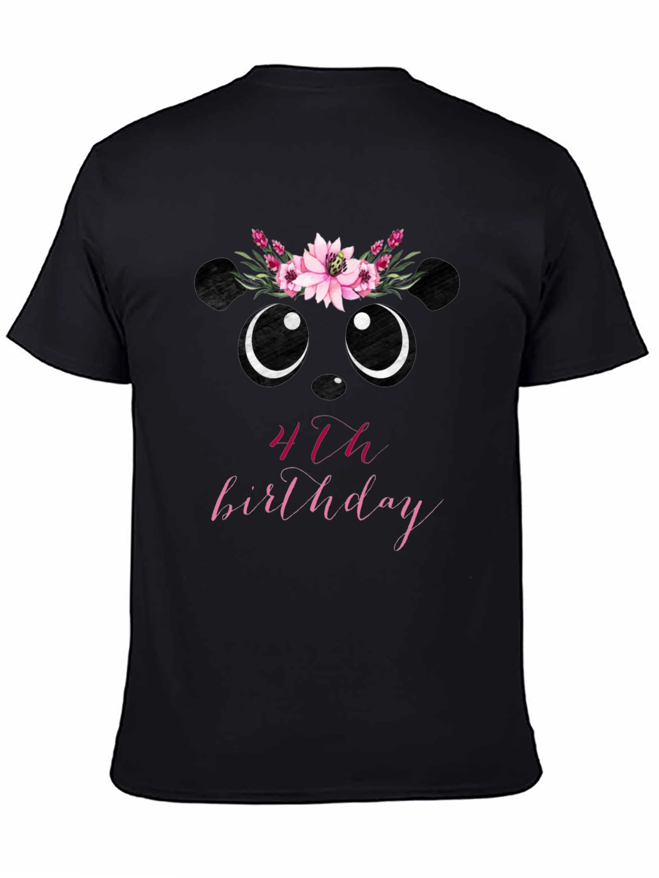 4th Birthday Panda T-Shirt